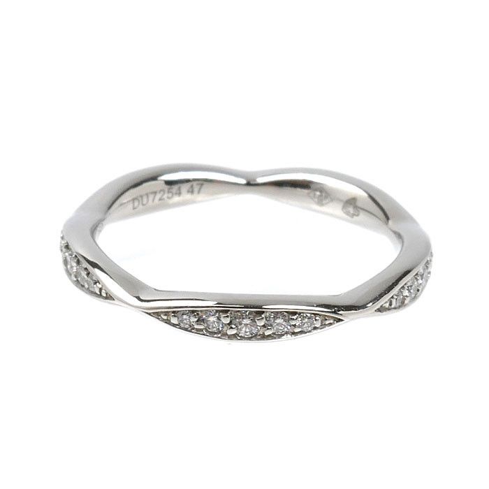 Chanel Chanel Chanel Camelia Pt950 Platinum Diamond Ring Size 7 Precious Metal Ring J10668 DUTY FREE for USA Size ONE SIZE - 3 Thumbnail