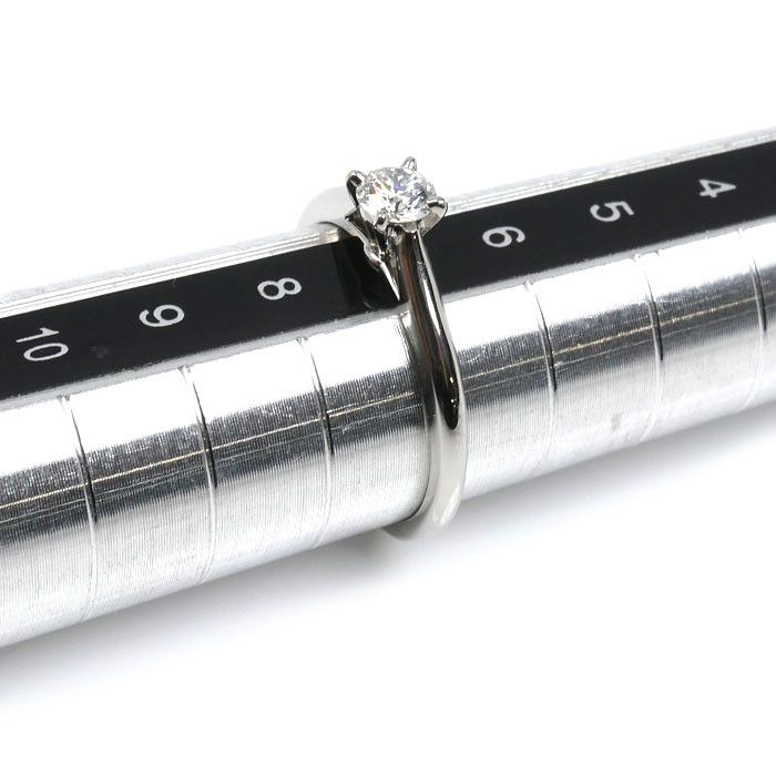 Cartier Cartier Cartier Solitaire1895 Pt950 Platinum Diamond Ring Size 7 Precious Metal Ring DUTY FREE for USA Size ONE SIZE - 6 Thumbnail