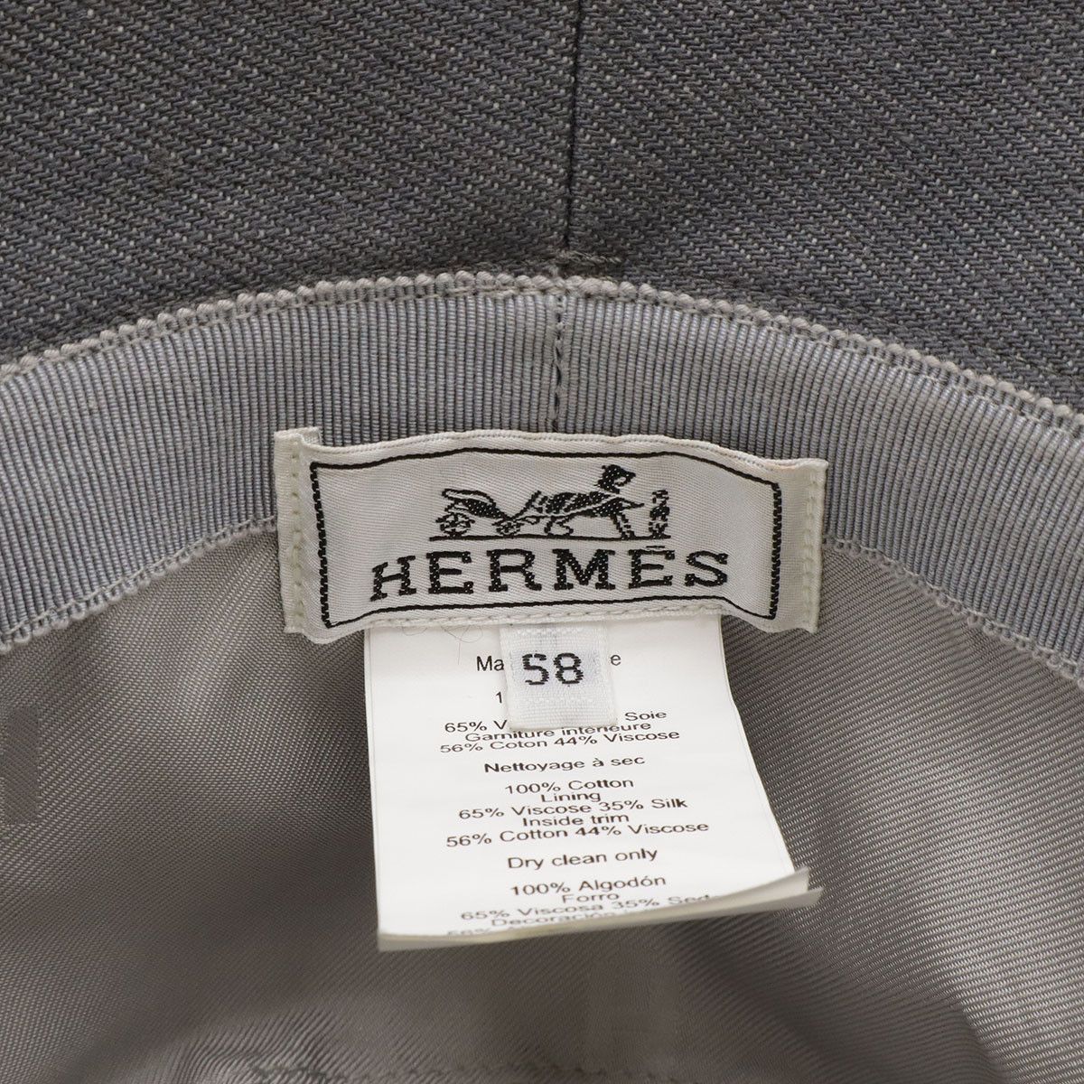 Hermes Hermes Hermes Sellier Cotton Bucket Hat Textile Hats DUTY FREE for USA Size ONE SIZE - 5 Thumbnail