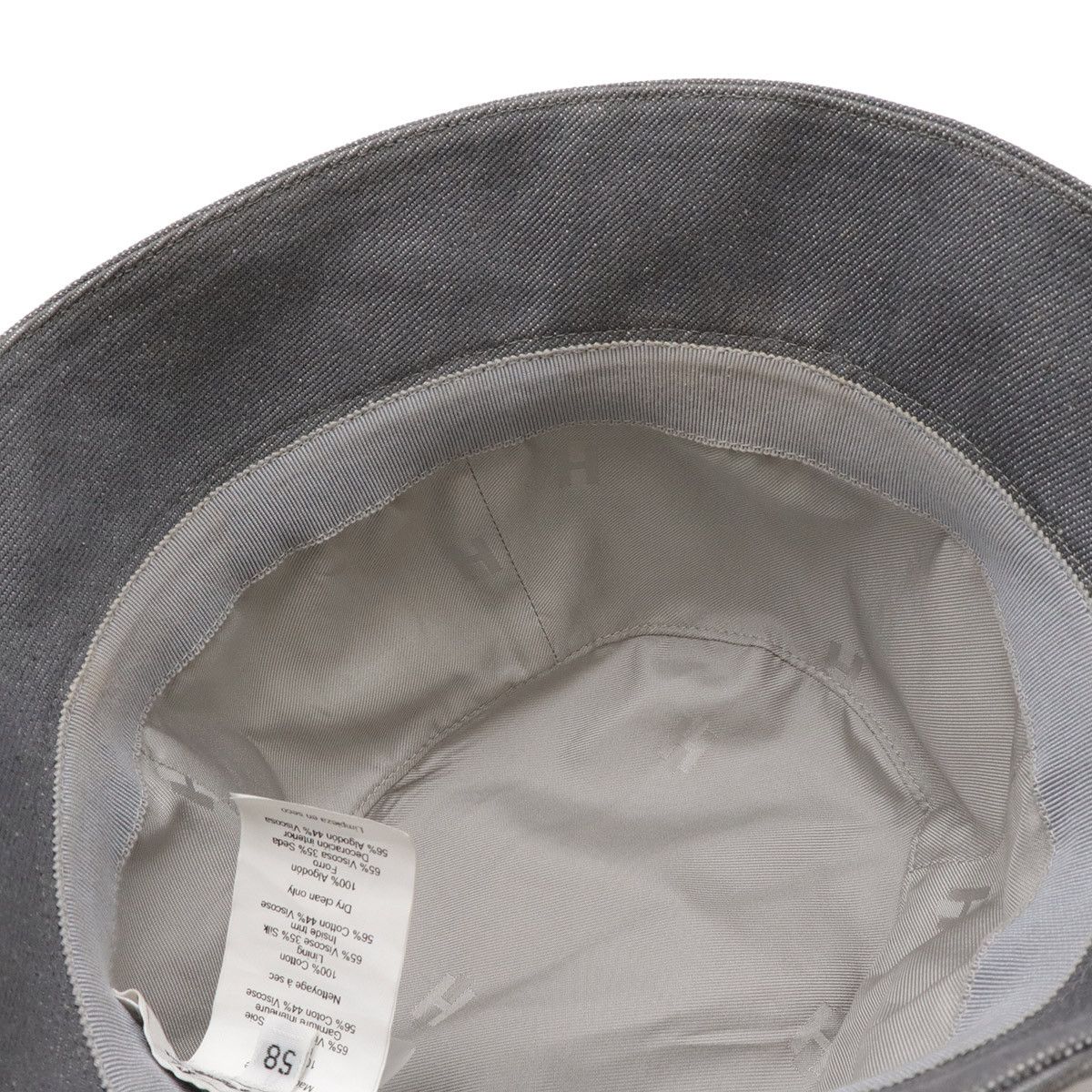 Hermes Hermes Hermes Sellier Cotton Bucket Hat Textile Hats DUTY FREE for USA Size ONE SIZE - 4 Thumbnail