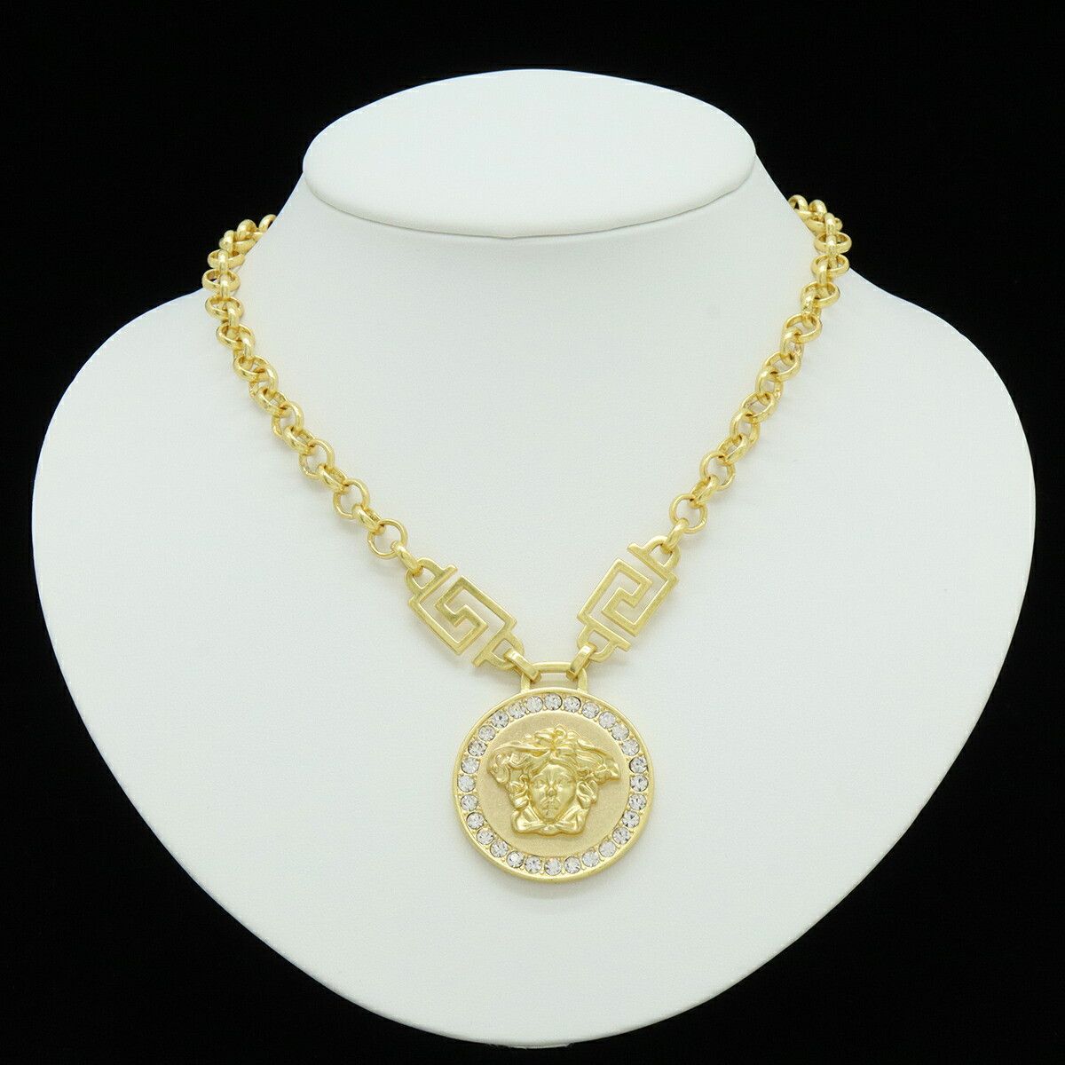 Versace Versace Versace La Medusa Necklace Metal Necklace DG1E009DJMX DUTY FREE for USA Size ONE SIZE - 6 Thumbnail
