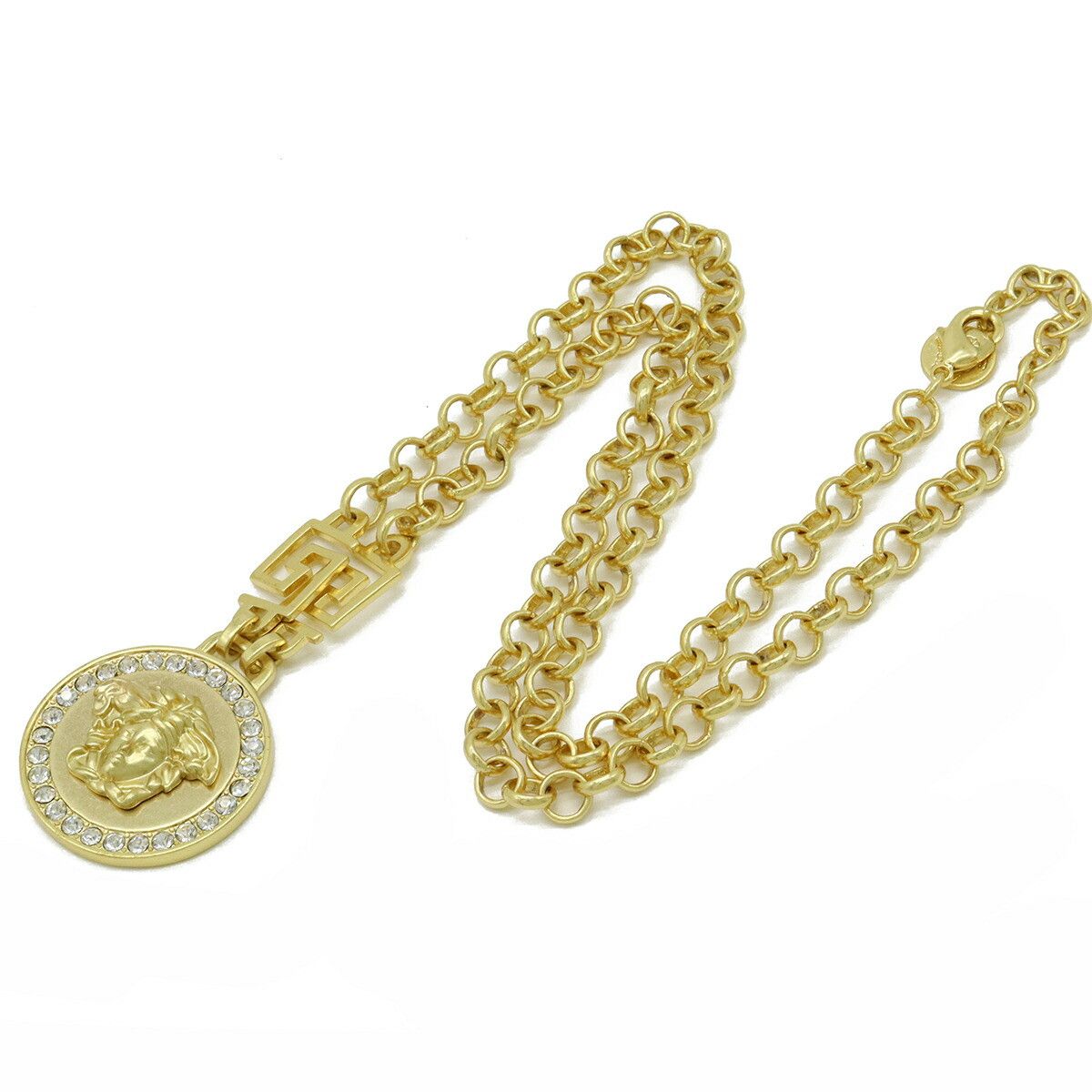 Versace Versace Versace La Medusa Necklace Metal Necklace DG1E009DJMX DUTY FREE for USA Size ONE SIZE - 2 Thumbnail