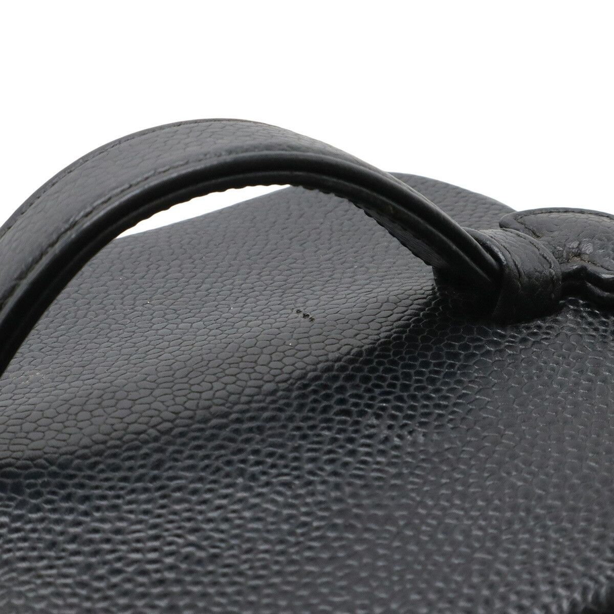 Chanel Chanel Chanel Coco Mark Caviar Skin Vanity Bag Leather Vanity Bag A01998 DUTY FREE for USA Size ONE SIZE - 5 Thumbnail