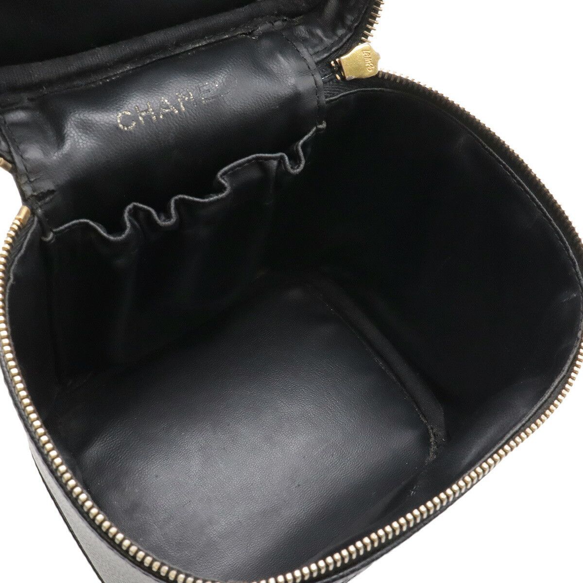 Chanel Chanel Chanel Coco Mark Caviar Skin Vanity Bag Leather Vanity Bag A01998 DUTY FREE for USA Size ONE SIZE - 6 Thumbnail