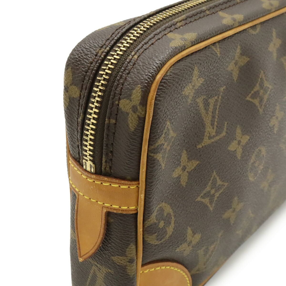 Louis Vuitton Louis Vuitton Louis Vuitton Monogram Clutch Bag Textile Handbag M51825 DUTY FREE for USA Size ONE SIZE - 4 Thumbnail