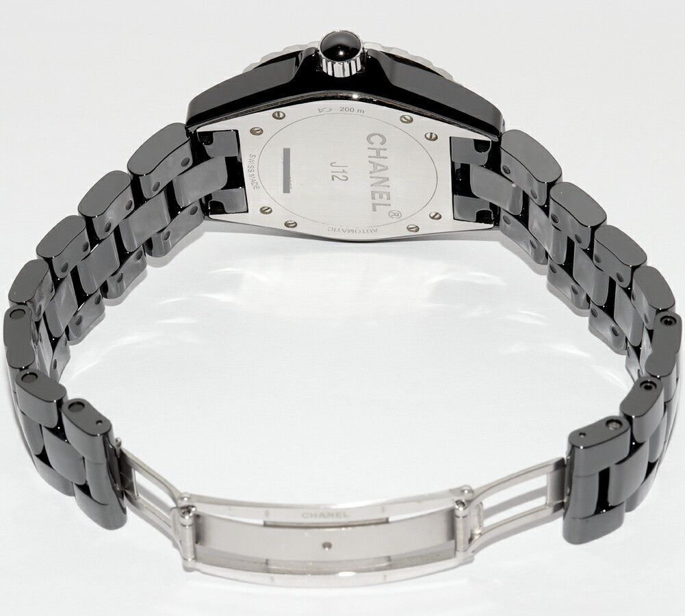 Chanel Chanel Chanel J12 Black Ceramic Watch Limited Glass / Ceramic Automatic H3829 DUTY FREE for USA Size ONE SIZE - 2 Thumbnail