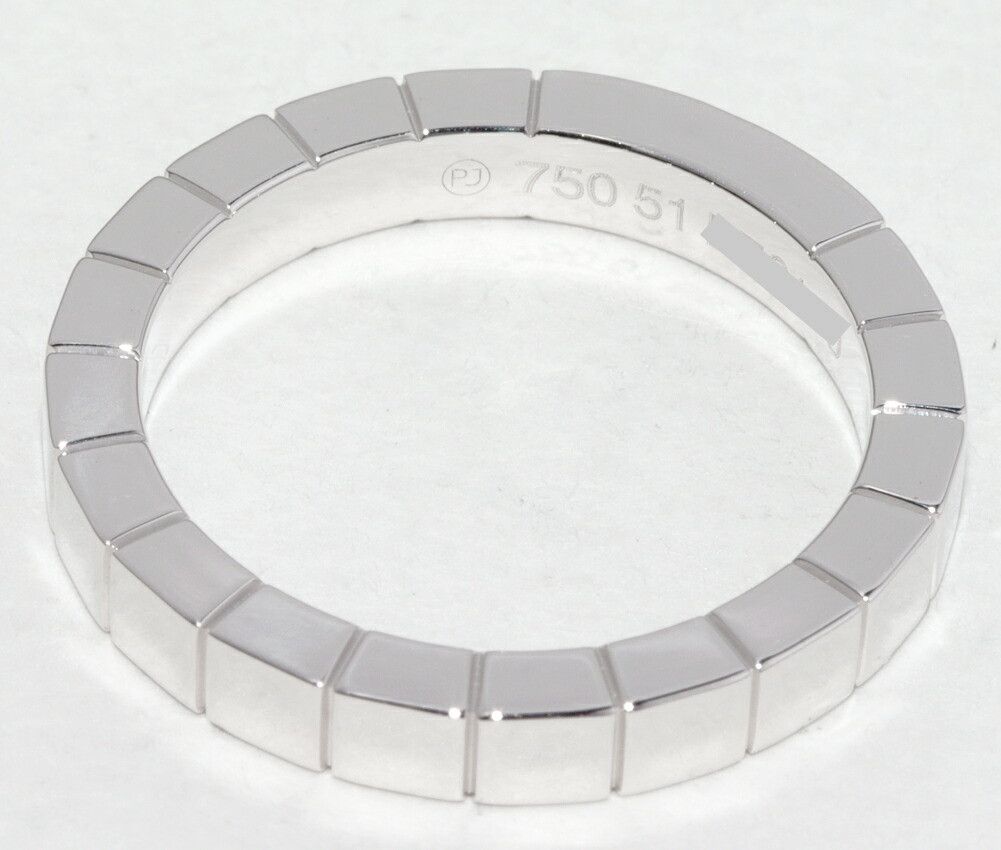 Cartier Cartier Cartier Lanieres Au750 white gold ring Size 11 Precious Metal Ring DUTY FREE for USA Size ONE SIZE - 3 Thumbnail