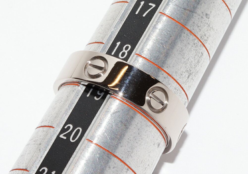 Cartier Cartier Cartier Love Au750 White Gold Ring Size 59 Precious Metal Ring B40847 DUTY FREE for USA Size ONE SIZE - 2 Thumbnail