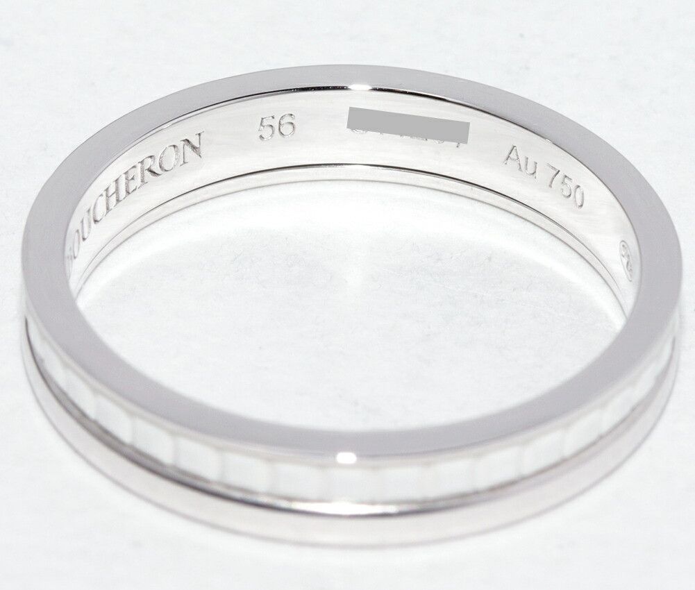 Other Boucheron Boucheron Quatre Double White Au750 White Gold White Ceramic Ring Size 56 Precious Metal Ring JAL00300 DUTY FREE for USA Size ONE SIZE - 5 Thumbnail