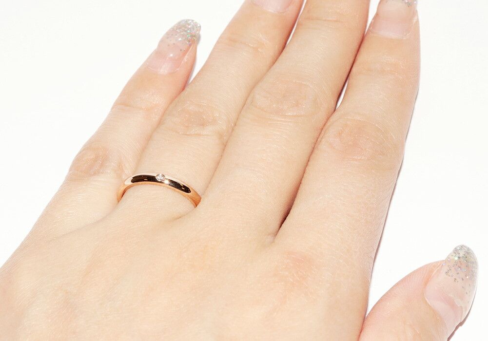 Cartier Cartier Cartier 1895 Wedding Ring Au750 Diamond Ring Size 49 Precious Metal Ring B40882 DUTY FREE for USA Size ONE SIZE - 5 Thumbnail