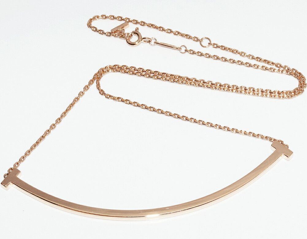 Tiffany & Co. Tiffany & Co. Tiffany & Co. T Smile Au750 Pendant Necklace Precious Metal Necklace DUTY FREE for USA Size ONE SIZE - 3 Thumbnail