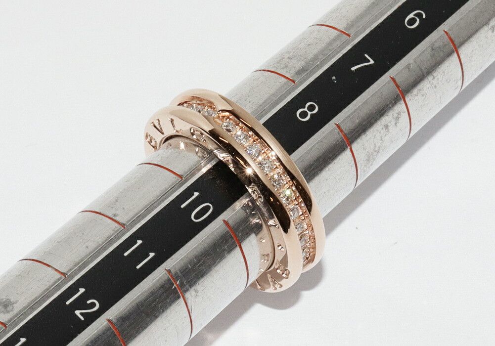 Bvlgari Bvlgari Bvlgari B.zero1 Au750 Diamond Ring Size 50 Precious Metal Ring 342885 DUTY FREE for USA Size ONE SIZE - 2 Thumbnail