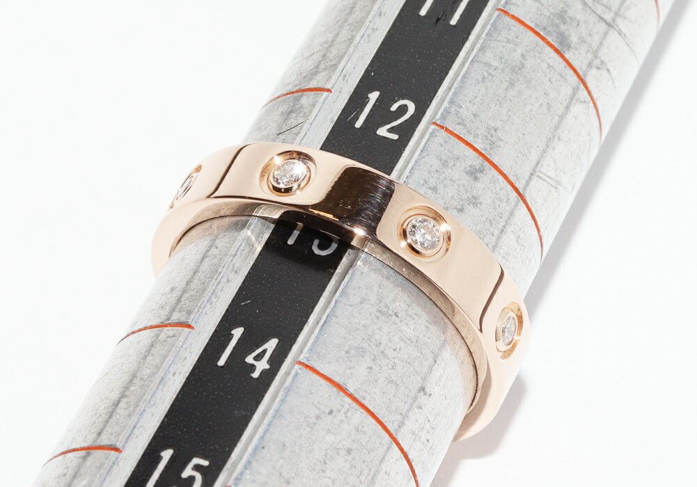 Cartier Cartier Cartier Love Wedding Ring Au750 Diamond Ring Size 53 Precious Metal Ring B40508 DUTY FREE for USA Size ONE SIZE - 2 Thumbnail