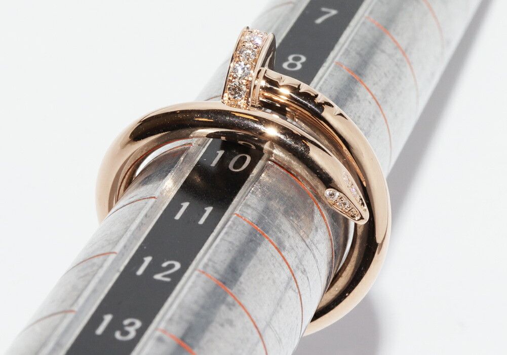 Cartier Cartier Cartier Juste Un Clou Au750 Diamond Ring Size 51 Precious Metal Ring B40948 DUTY FREE for USA Size ONE SIZE - 2 Thumbnail