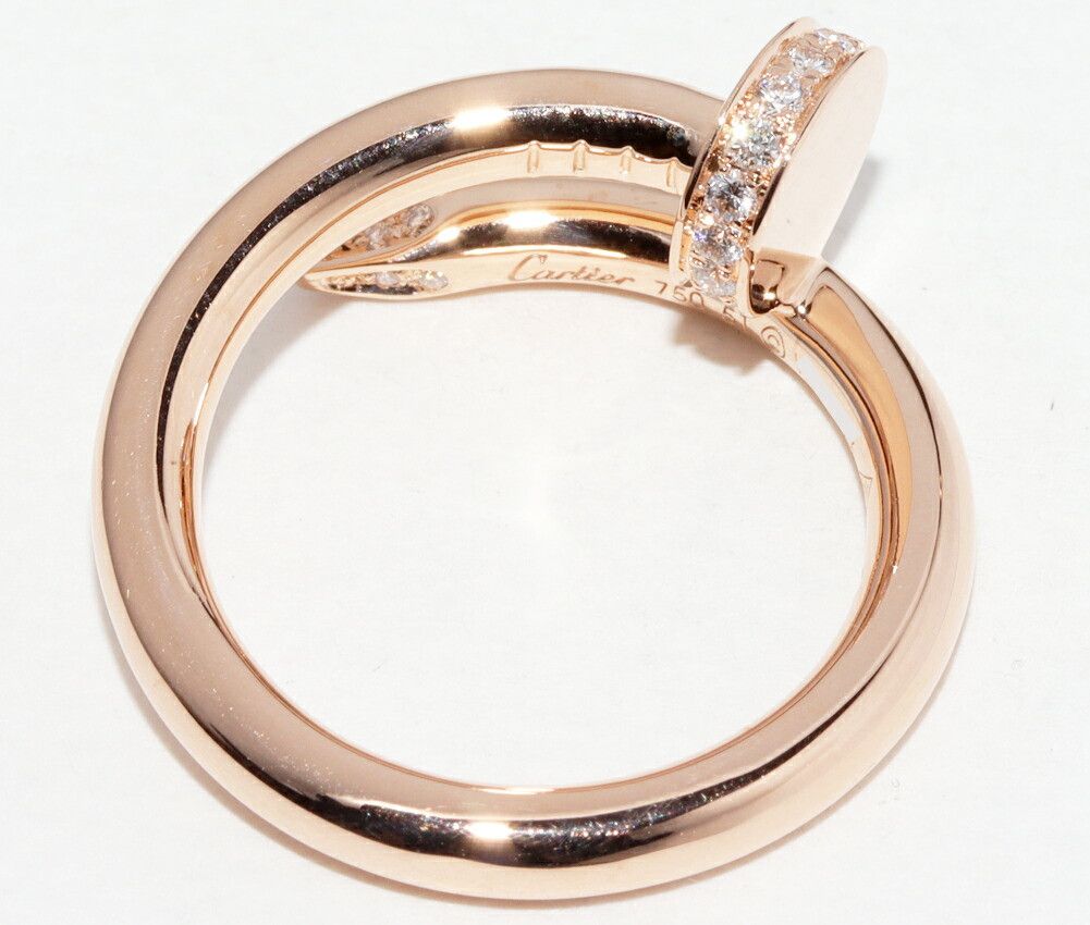 Cartier Cartier Cartier Juste Un Clou Au750 Diamond Ring Size 51 Precious Metal Ring B40948 DUTY FREE for USA Size ONE SIZE - 4 Thumbnail