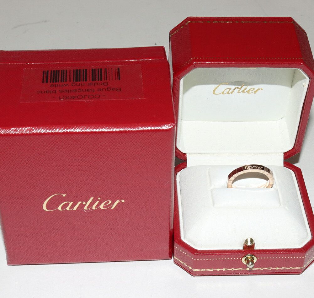 Cartier Cartier Cartier Lanieres Au750 Pink Gold Ring Size 54 Precious Metal Ring B40483 DUTY FREE for USA Size ONE SIZE - 3 Thumbnail