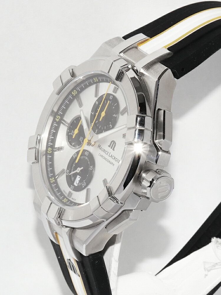 Maurice Lacroix MAURICE LACROIX Maurice Lacroix Aikon Chronograph Titanium Limited Metal Quartz AI1018-TT030-130-K DUTY FREE for USA Size ONE SIZE - 4 Thumbnail