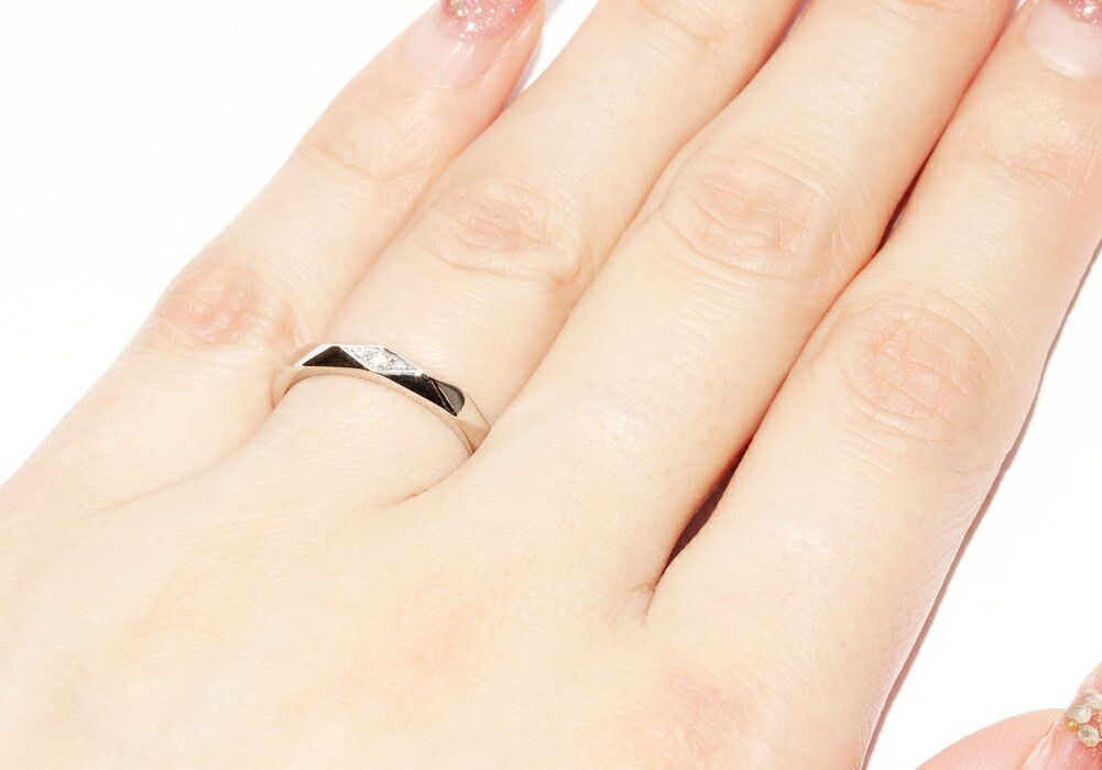 Other Boucheron Boucheron Facette Pt950 Diamond Ring Size 48 Precious Metal Ring JAL00090 DUTY FREE for USA Size ONE SIZE - 5 Thumbnail