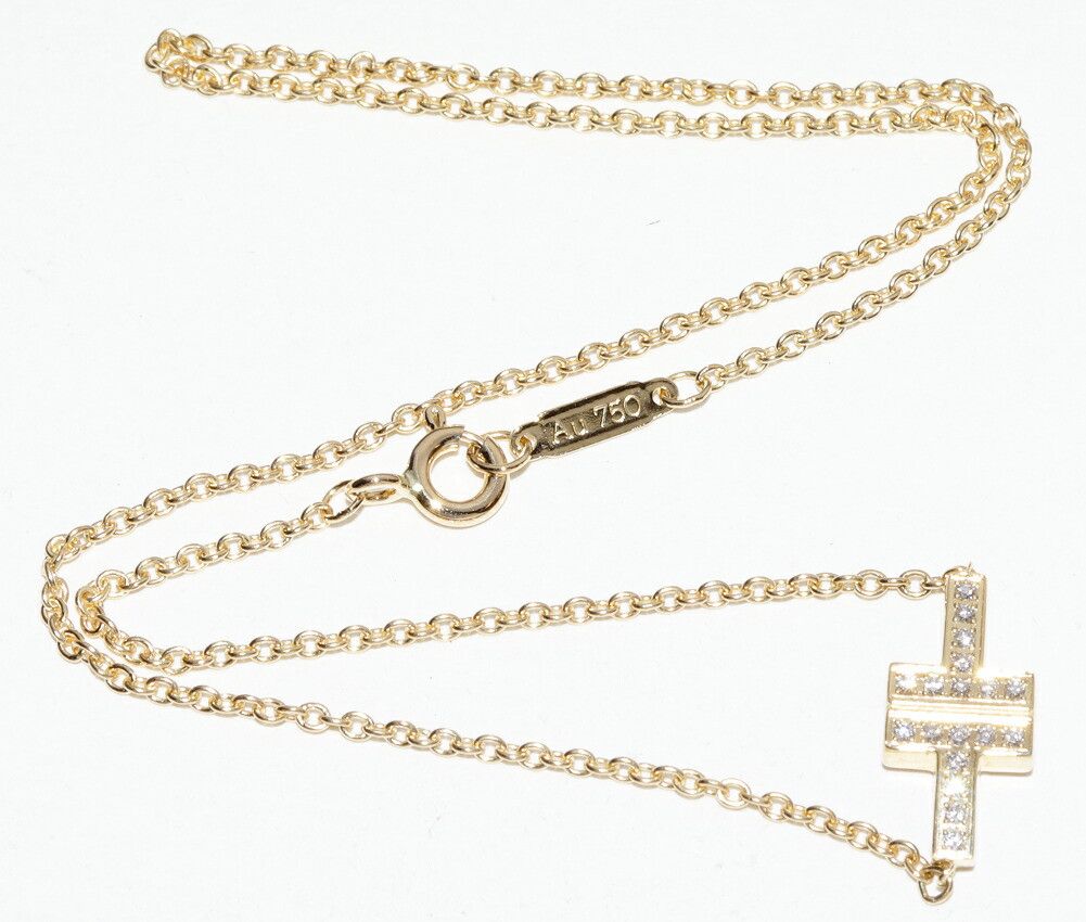 Tiffany & Co. Tiffany & Co. Tiffany & Co. T TWO Au750 Diamond Bracelet Precious Metal Bracelet DUTY FREE for USA Size ONE SIZE - 4 Thumbnail