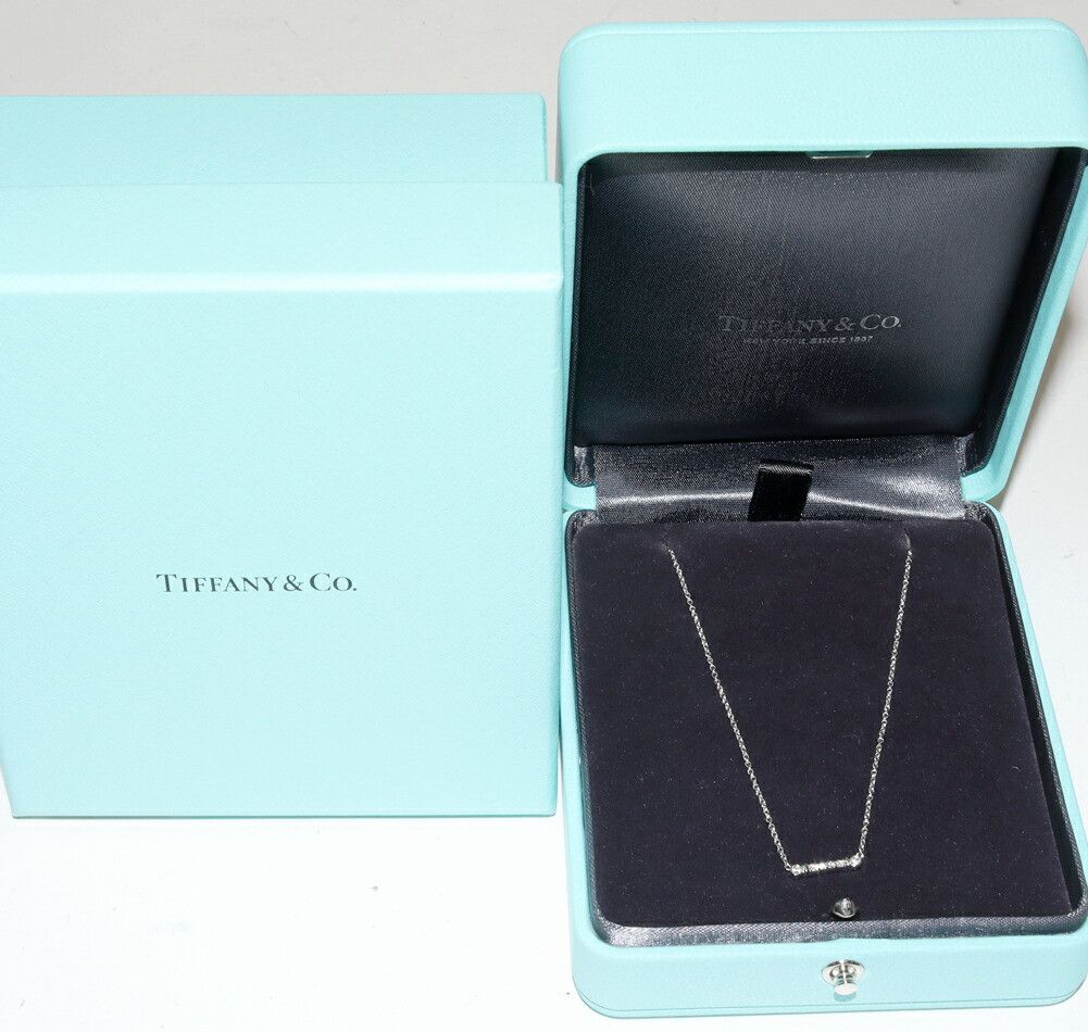 Tiffany & Co. Tiffany & Co. Tiffany & Co. Fleur de Lis Key Pt950 Diamond Necklace Precious Metal Necklace DUTY FREE for USA Size ONE SIZE - 3 Thumbnail
