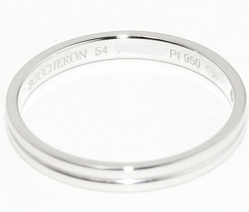 Other Boucheron Boucheron Godron Pt950 Ring Size 54 Precious Metal Ring JAL00254 DUTY FREE for USA Size ONE SIZE - 5 Thumbnail