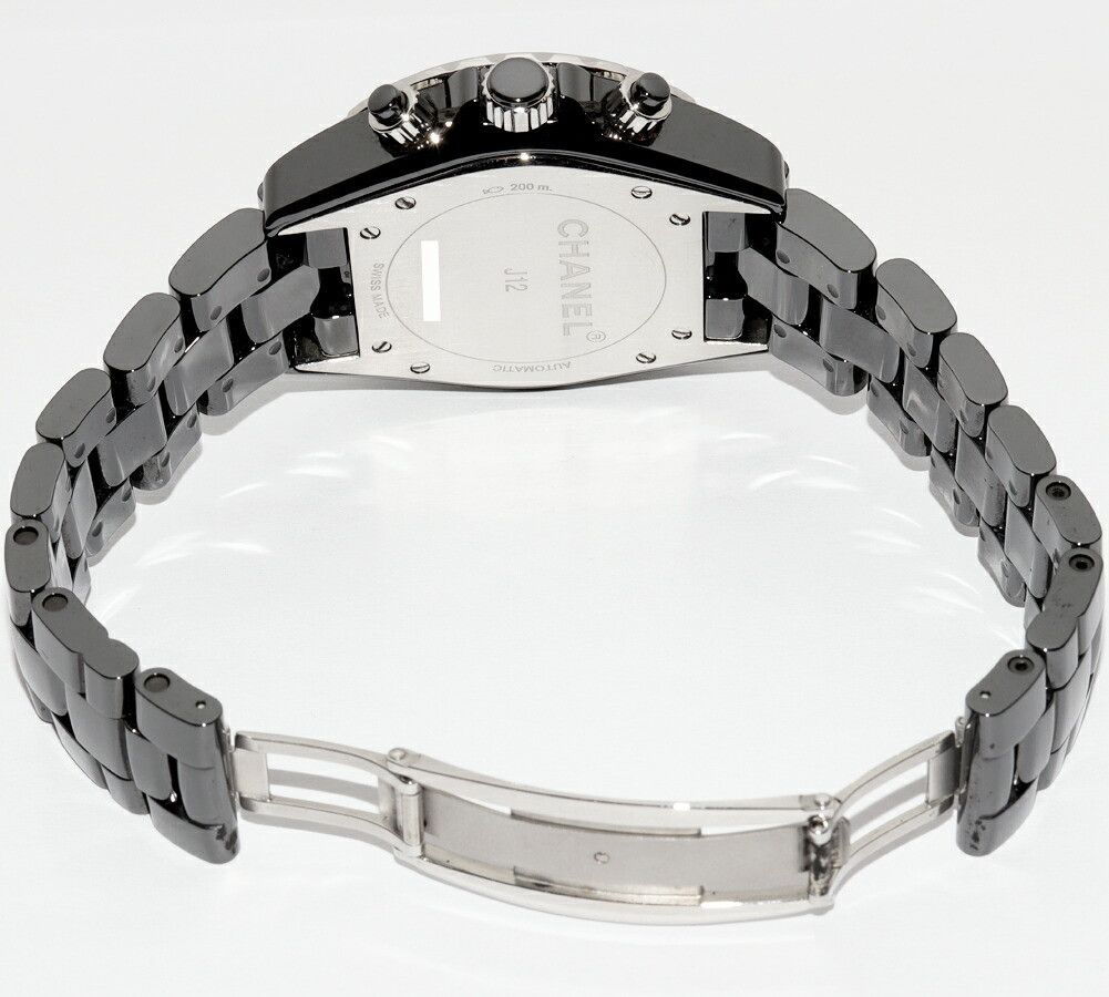 Chanel Chanel Chanel J12 Black Ceramic Chronograph Glass / Ceramic Automatic H0940 DUTY FREE for USA Size ONE SIZE - 2 Thumbnail