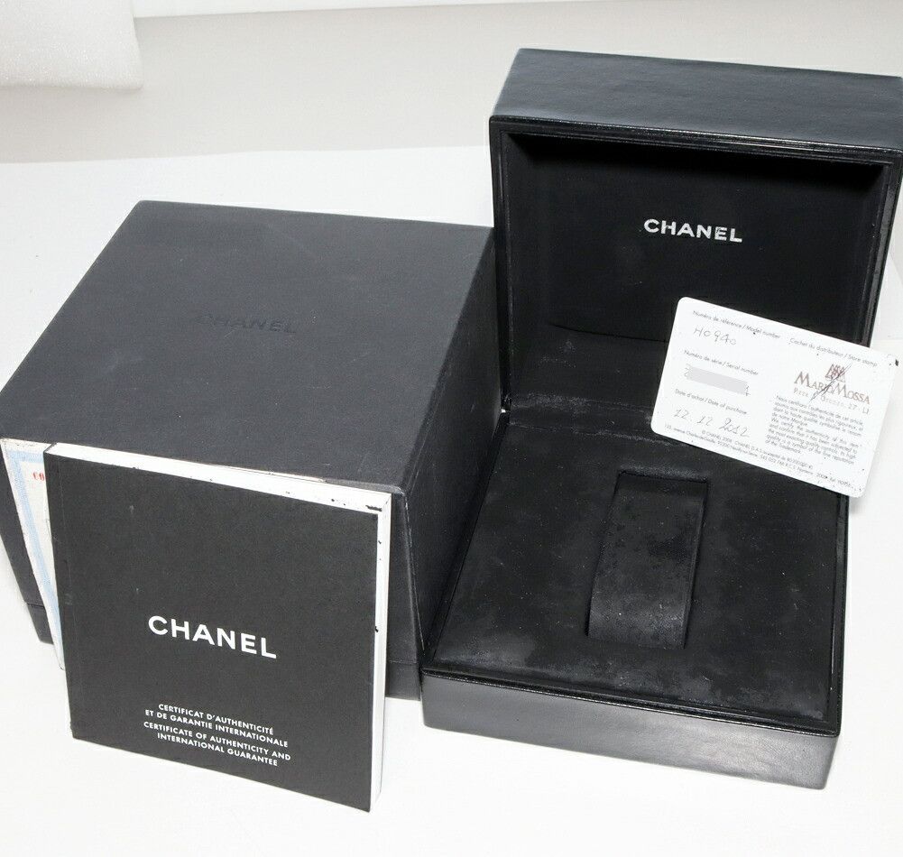 Chanel Chanel Chanel J12 Black Ceramic Chronograph Glass / Ceramic Automatic H0940 DUTY FREE for USA Size ONE SIZE - 3 Thumbnail