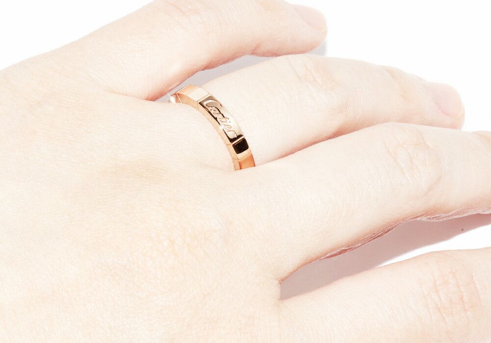 Cartier Cartier Cartier Lanieres Au750 Pink Gold Ring Size 50 Precious Metal Ring B40483 DUTY FREE for USA Size ONE SIZE - 5 Thumbnail