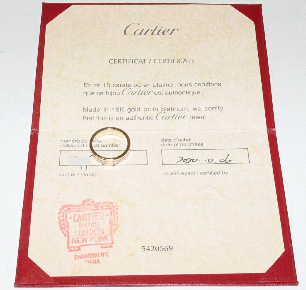 Cartier Cartier Cartier Louis Cartier Vendome Au750 Ring Size 53 Precious Metal Ring B40521 DUTY FREE for USA Size ONE SIZE - 3 Thumbnail