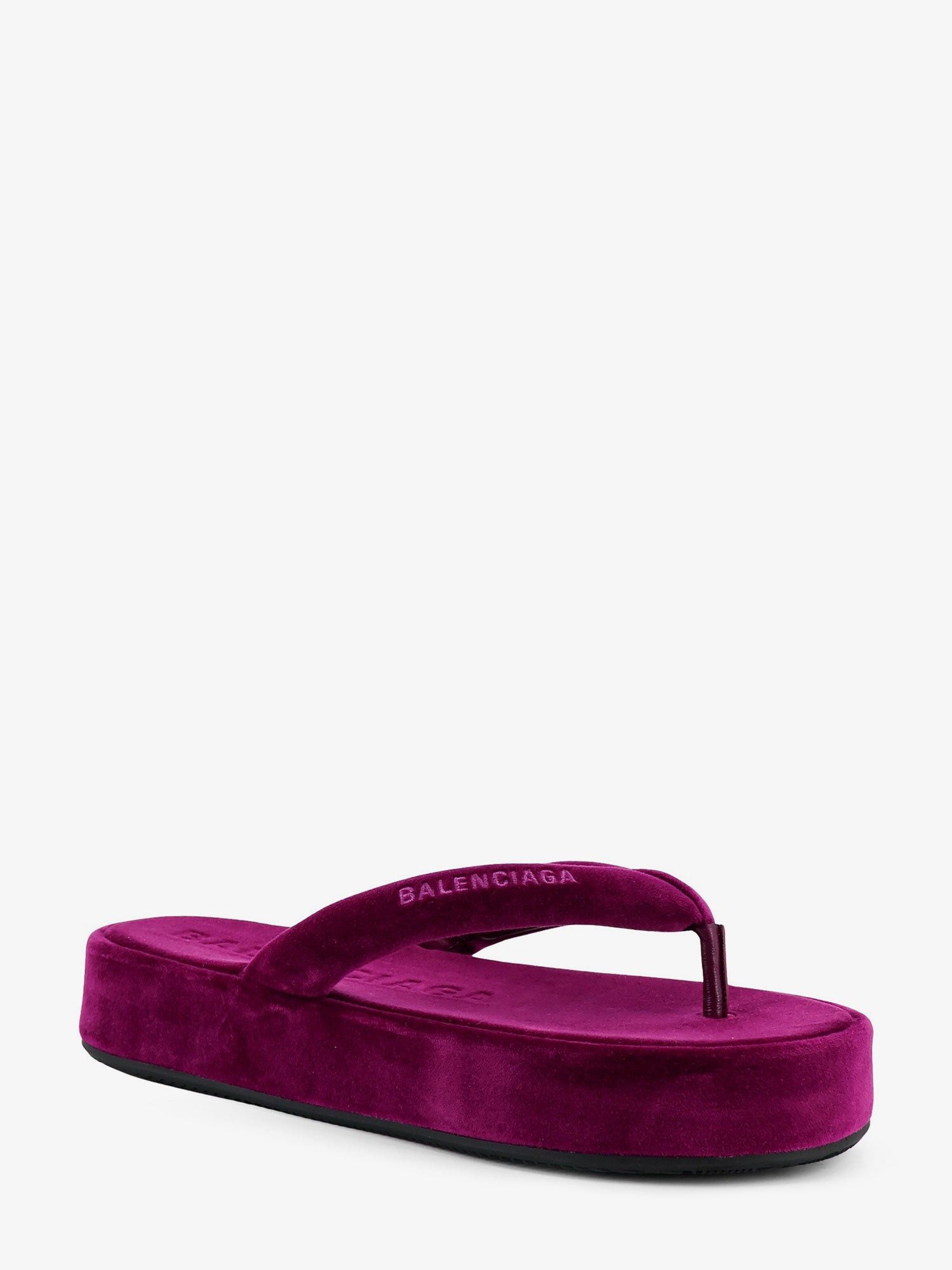 Balenciaga Balenciaga Jet Lag Stretch Velvet Sandals IT 40 Women - USA Tariffs Included Size US 10 / IT 40 - 2 Thumbnail