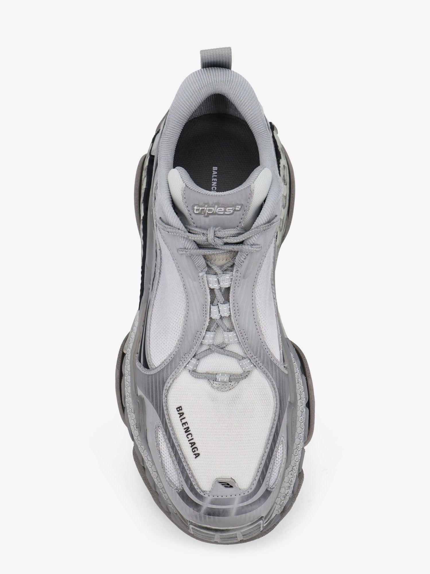 Balenciaga Balenciaga Triple S.2 Gradient mesh and nylon insert sneakers with used effect IT 45 Men - USA Tariffs Included Size US 12 / EU 45 - 5 Thumbnail
