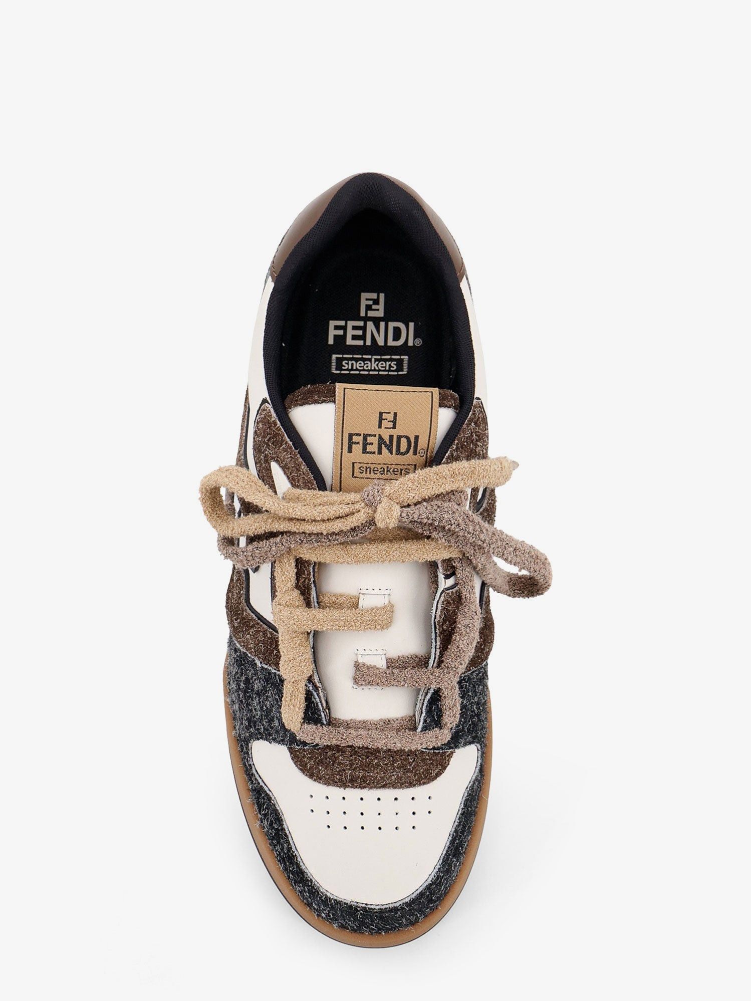 Fendi Fendi Sneakers Fendi Match in pelle bianca e suede marrone UK 6 Men - USA Tariffs Included Size US 7 / EU 40 - 5 Thumbnail
