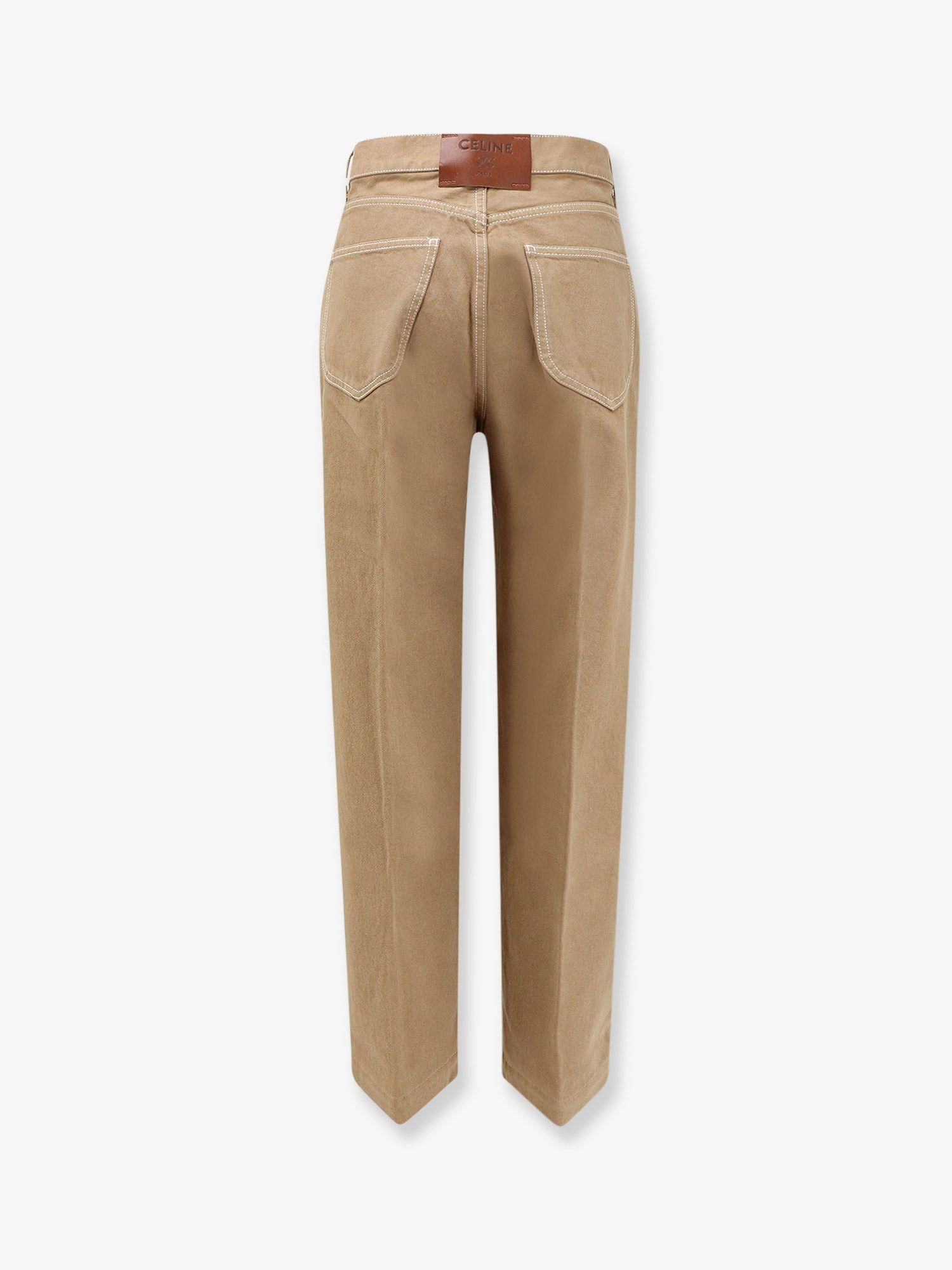 Celine Celine Boyfriend 002 cotton trousers Tag Size 28 Women - USA Tariffs Included Size 28" / US 6 / IT 42 - 2 Thumbnail