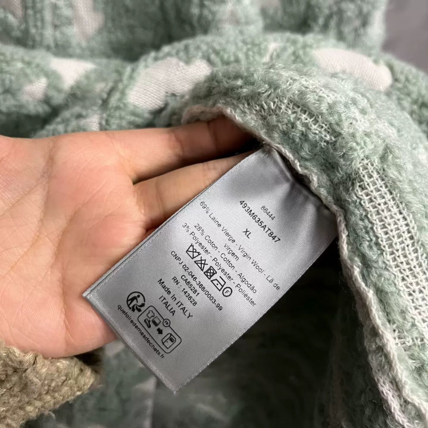 Dior Dior Retro Green Sweater xl Men Size US XL / EU 56 / 4 - 4 Thumbnail