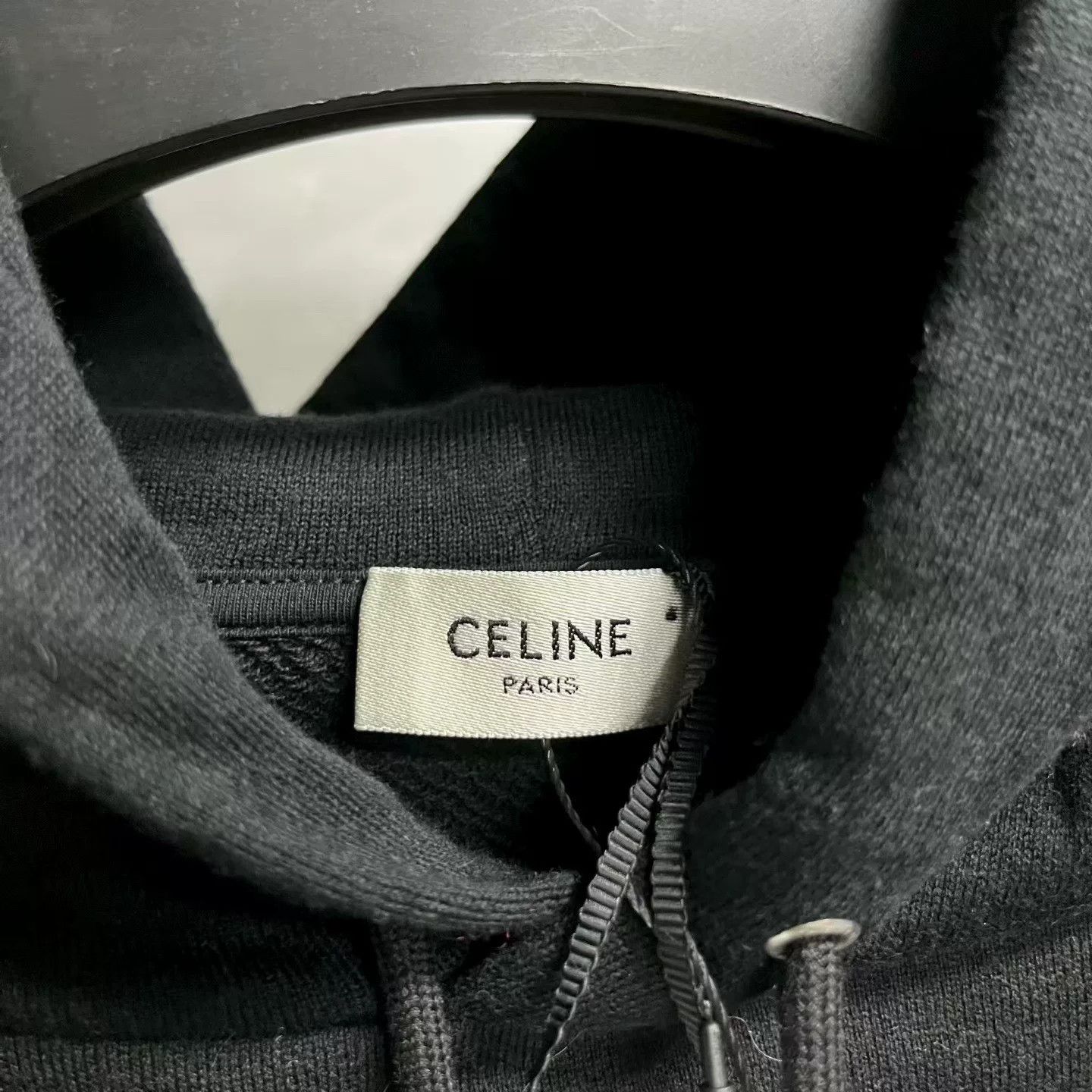 Celine Celine Black Hoodie m Men Size US M / EU 48-50 / 2 - 4 Thumbnail