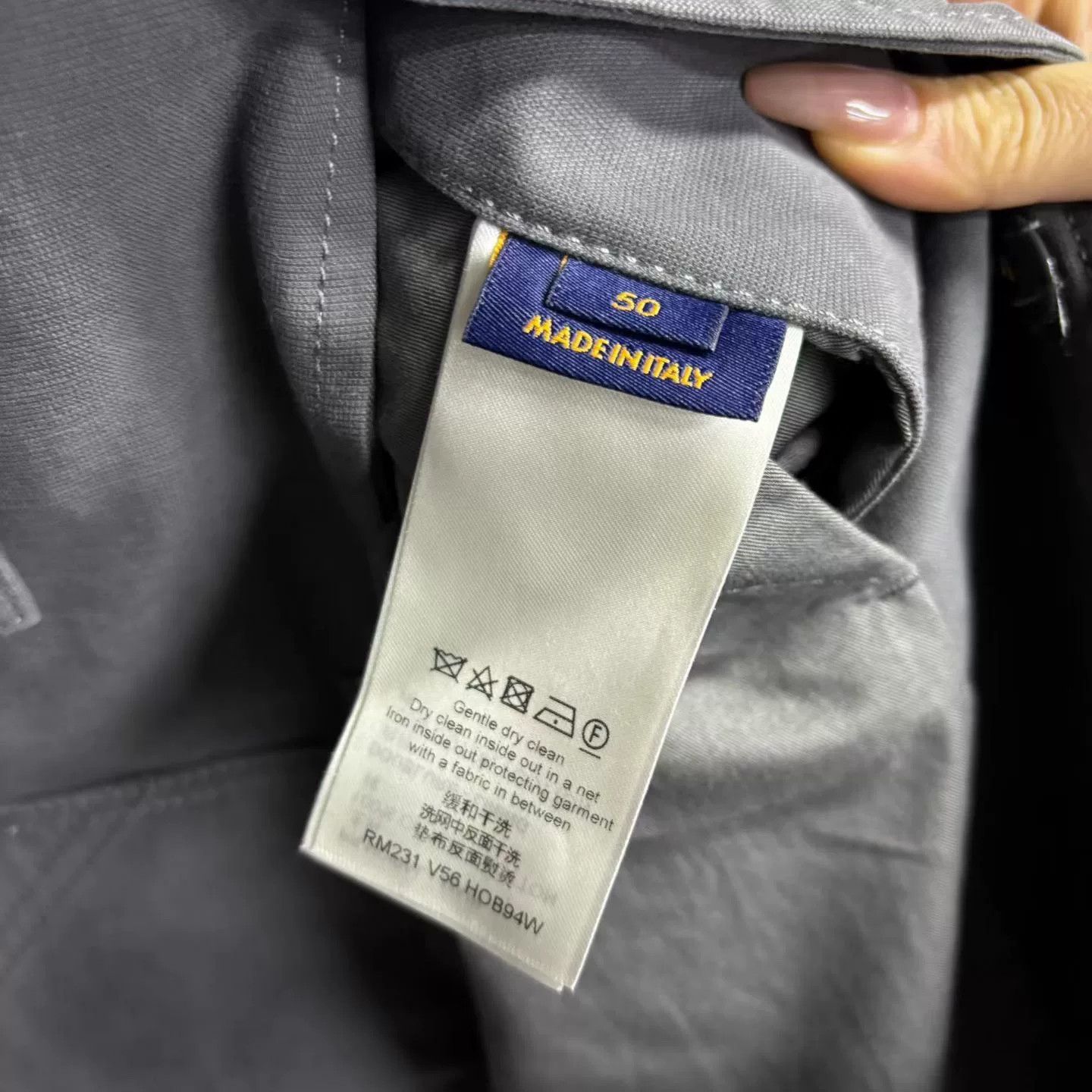 Louis Vuitton Louis Vuitton Embroidered Graphic Gray Light Jacket s Men Size US S / EU 44-46 / 1 - 5 Thumbnail