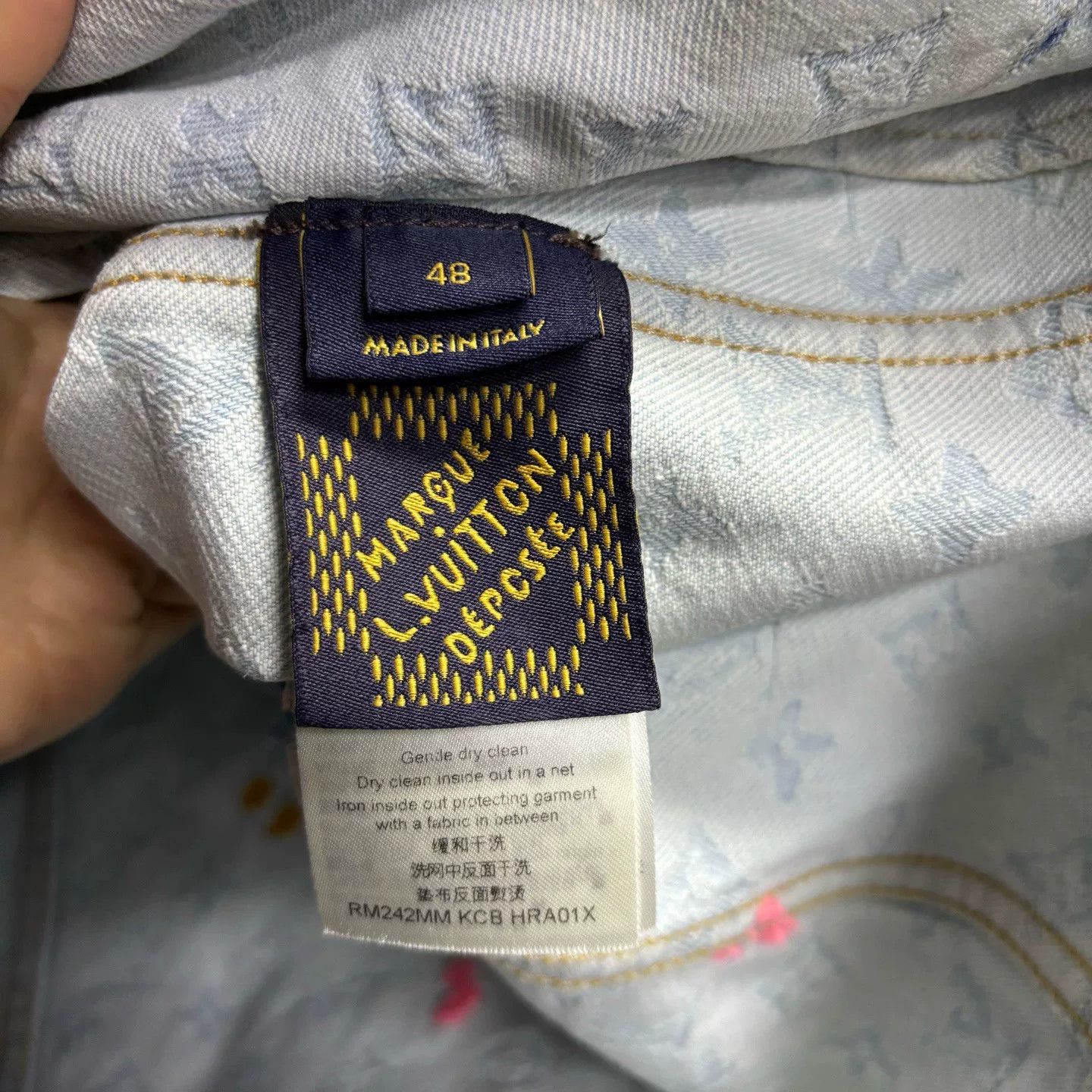 Louis Vuitton Louis Vuitton Retro Blue Light Jacket s Men Size US S / EU 44-46 / 1 - 5 Thumbnail
