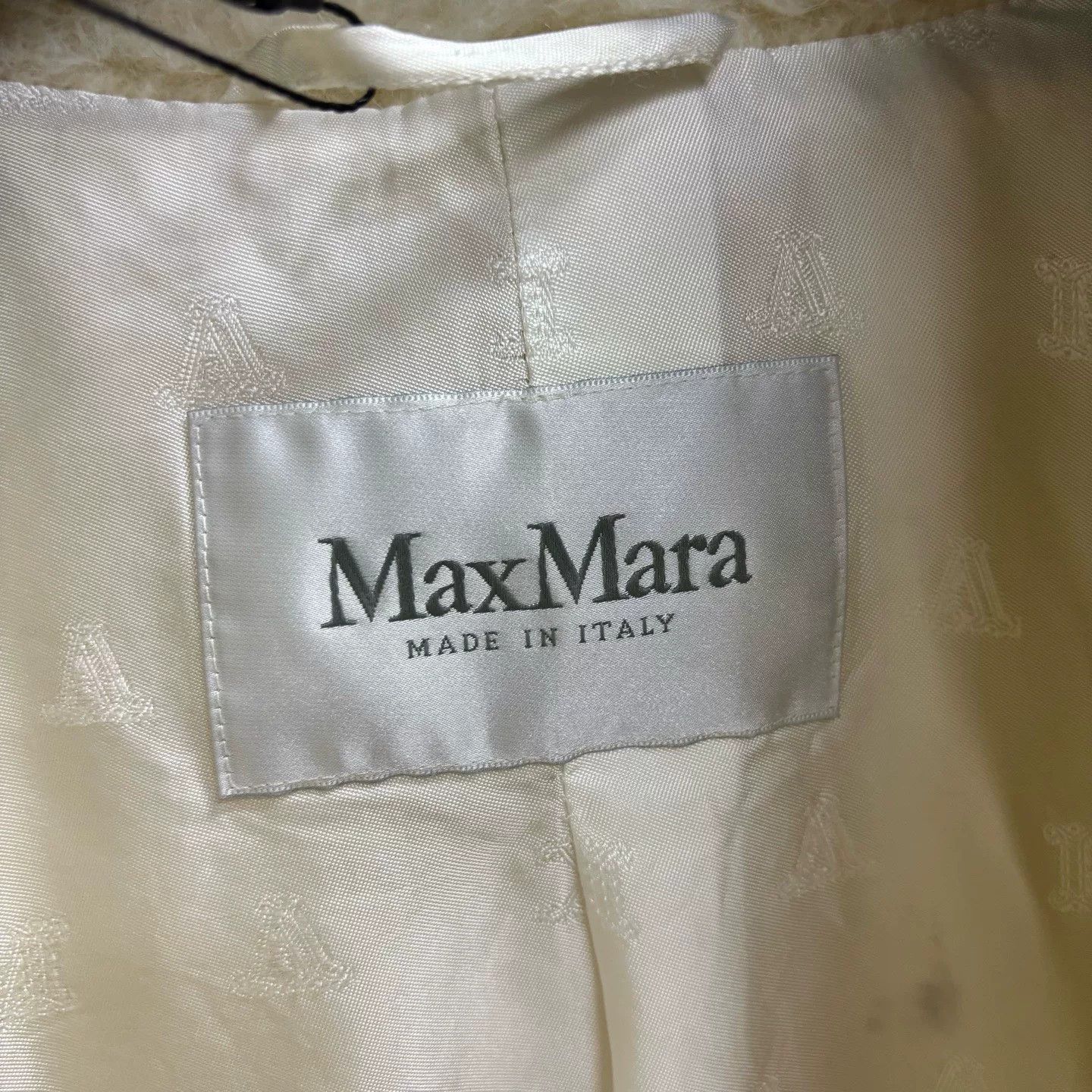 Max Mara Max Mara Long White Coat S Women Size S / US 4 / IT 40 - 4 Thumbnail