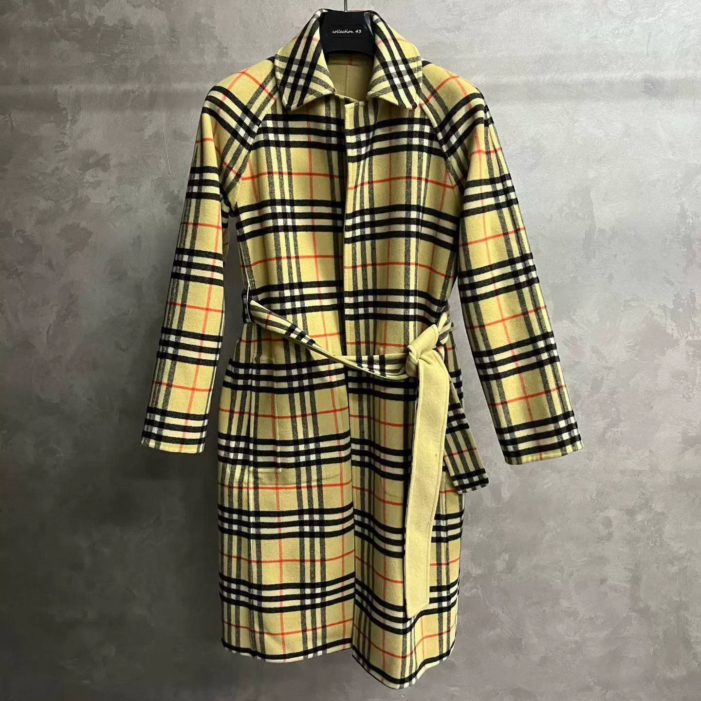 Burberry Burberry Linen Plaid Coat S Women Size S / US 4 / IT 40 - 3 Thumbnail