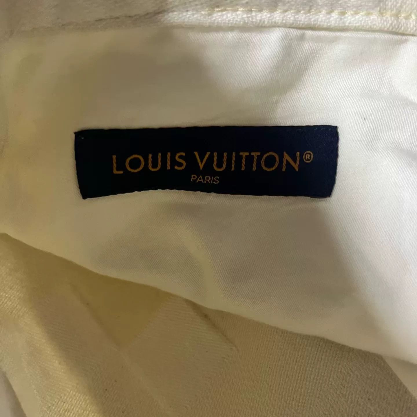 Louis Vuitton Louis Vuitton Plaid Beige Denim Jeans 28 Men Size US 28 / EU 44 - 4 Thumbnail