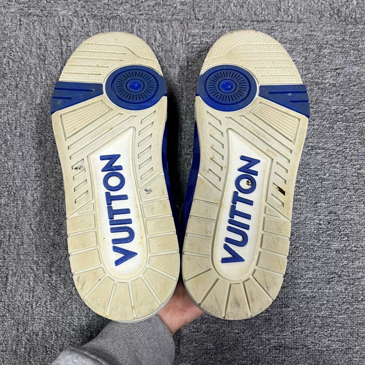 Louis Vuitton Louis Vuitton Blue Lowtop Sneakers 9 Men Size US 9 / EU 42 - 5 Thumbnail