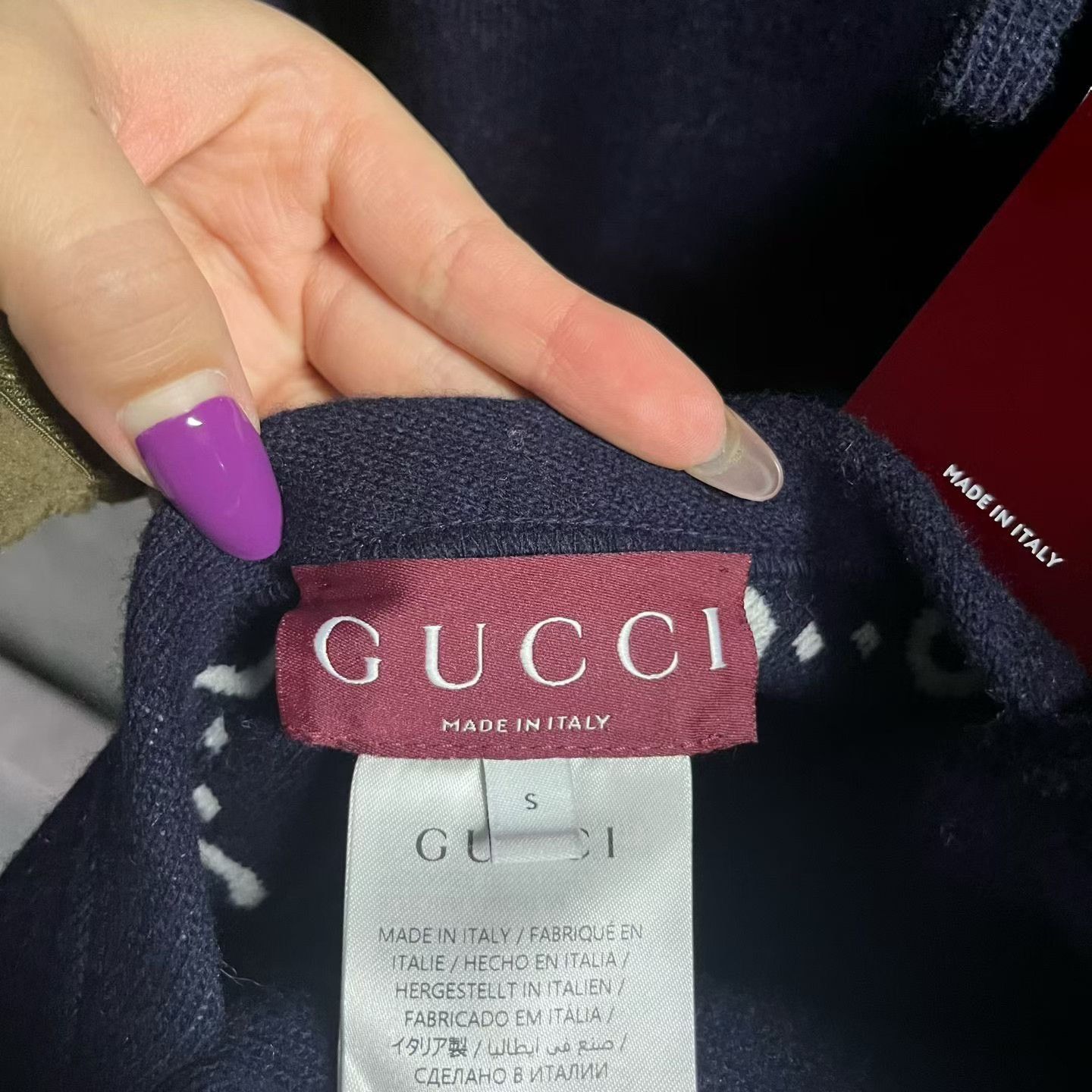 Gucci Gucci Wool Blue Light Jacket s Men Size US S / EU 44-46 / 1 - 5 Thumbnail