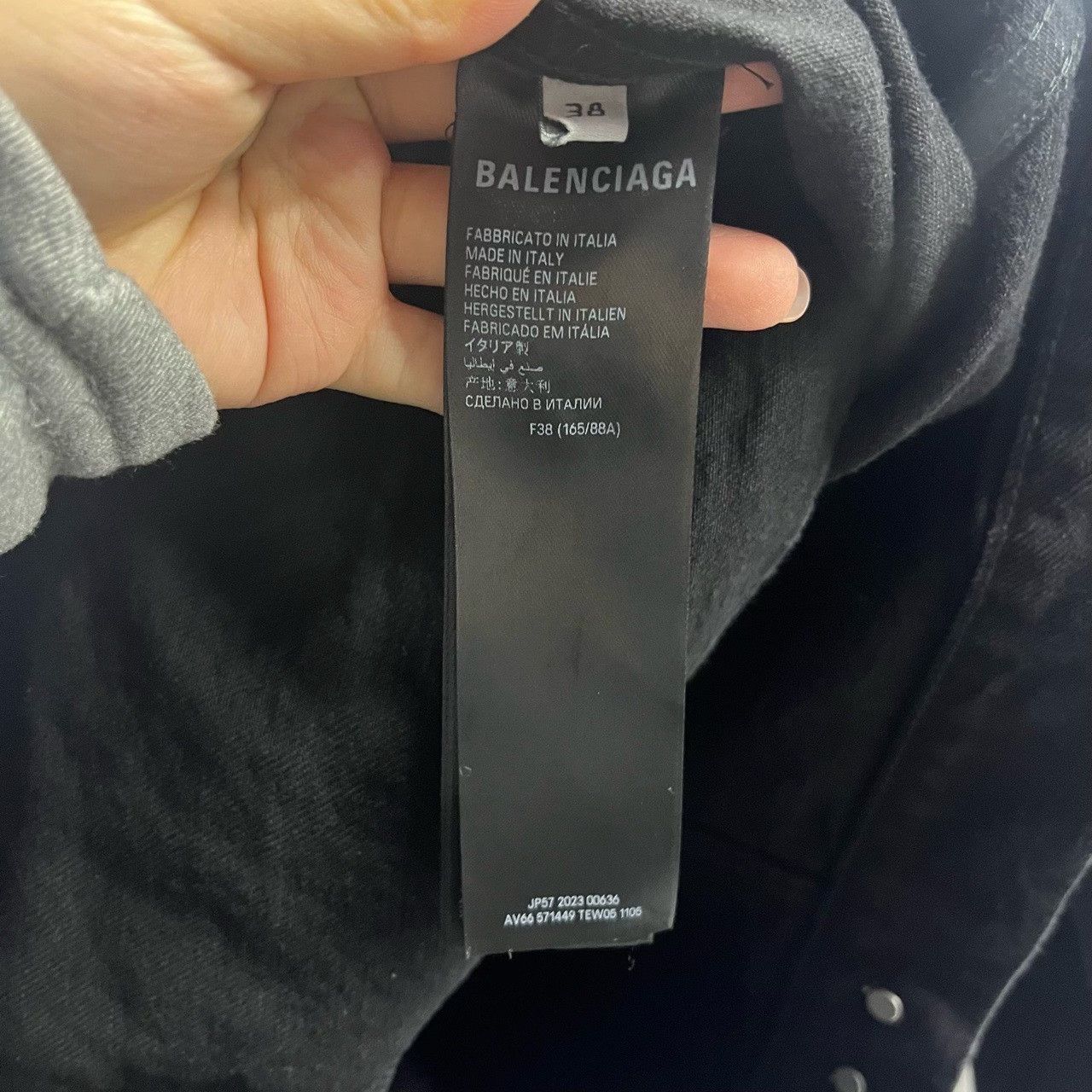 Balenciaga Balenciaga Retro Graphic Black Light Jacket xxs Men Size US XXS / EU 40 - 6 Thumbnail