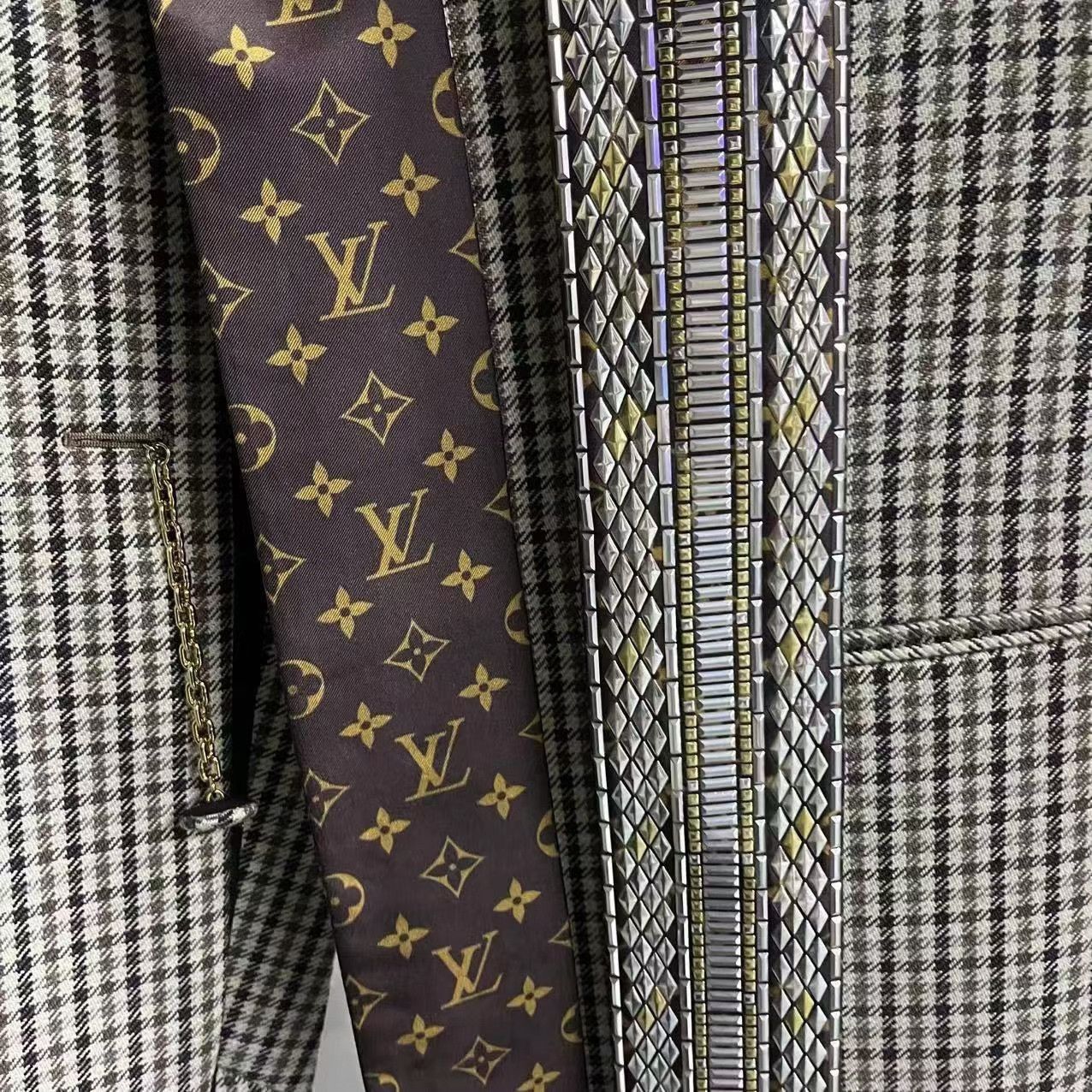 Louis Vuitton Louis Vuitton Formal Wool Gray Suit 40r Men Size 40R - 3 Thumbnail
