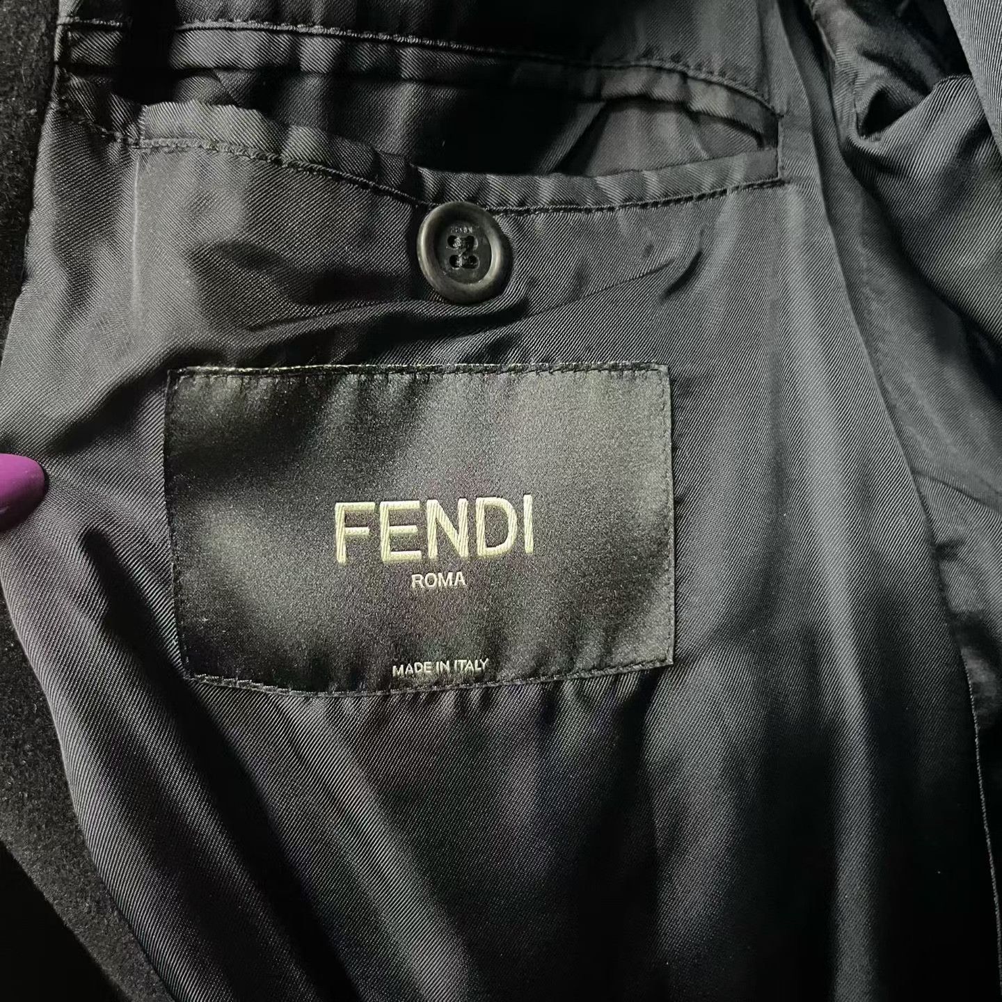 Fendi Fendi Black Light Jacket xs Men Size US XS / EU 42 / 0 - 3 Thumbnail