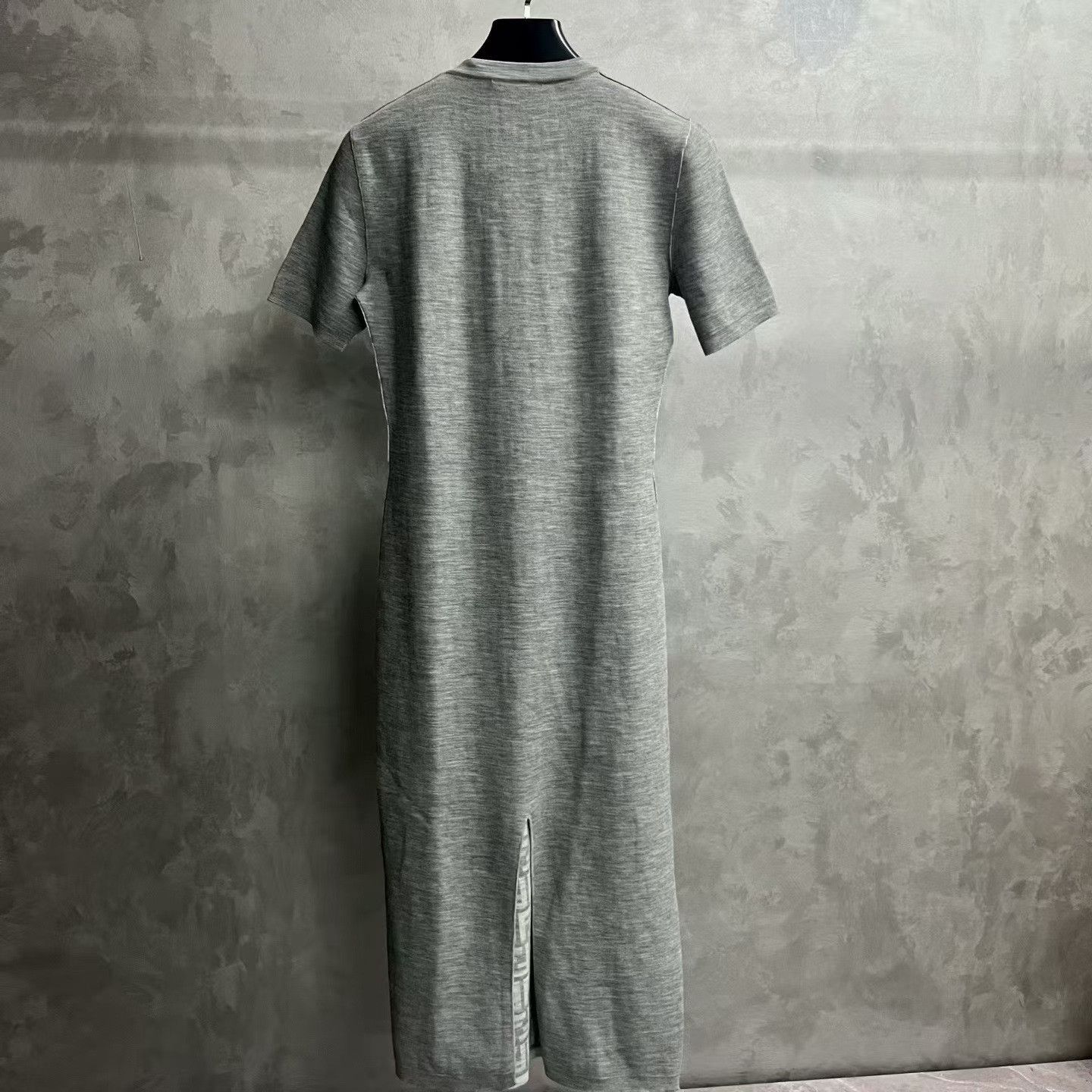 Fendi Fendi Retro Long Gray Dress XS Women Size XS / US 0-2 / IT 36-38 - 2 Thumbnail