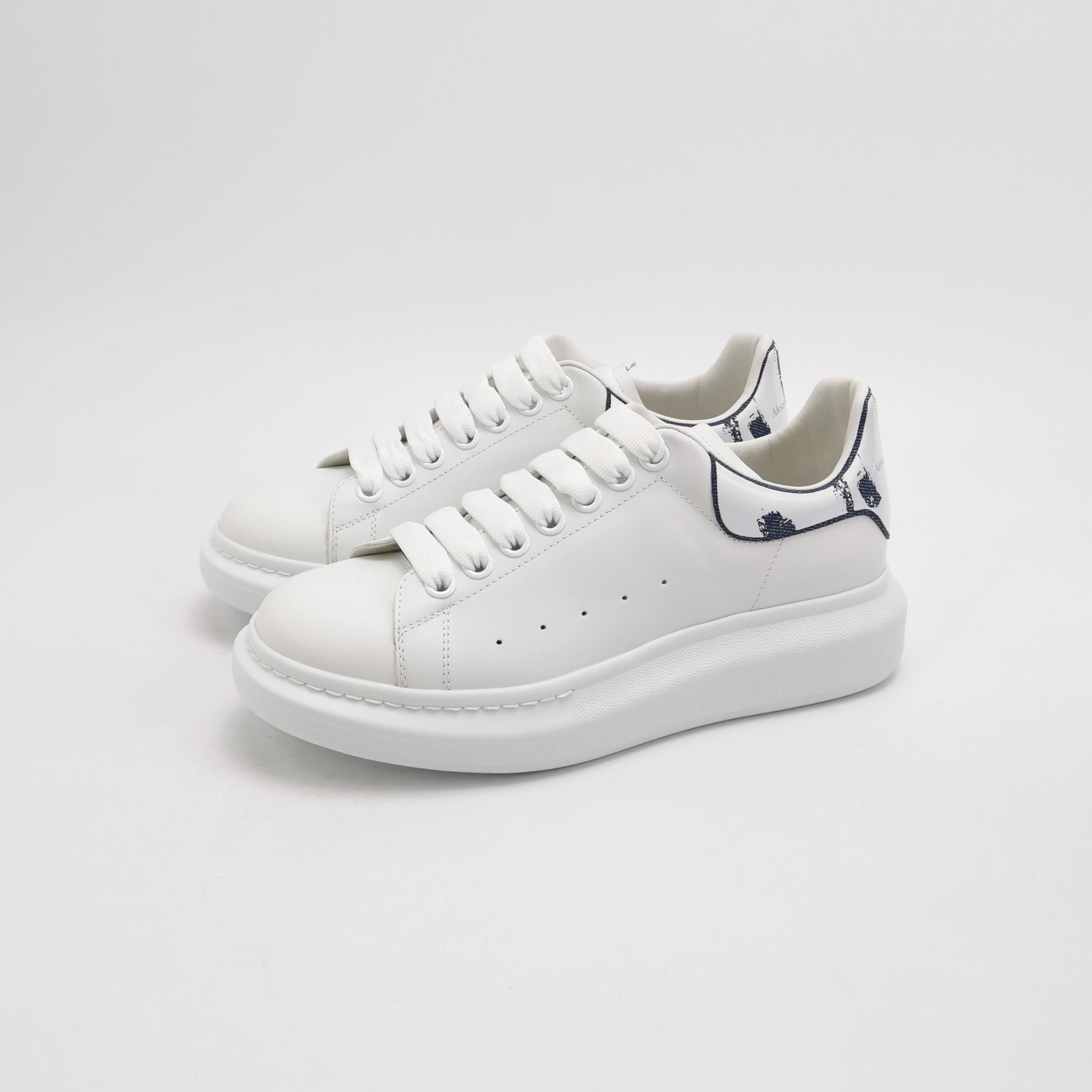 Alexander McQueen Alexander McQueen Graffiti Heel Leather Sneakers 39 Size US 6 / EU 39 - 3 Thumbnail