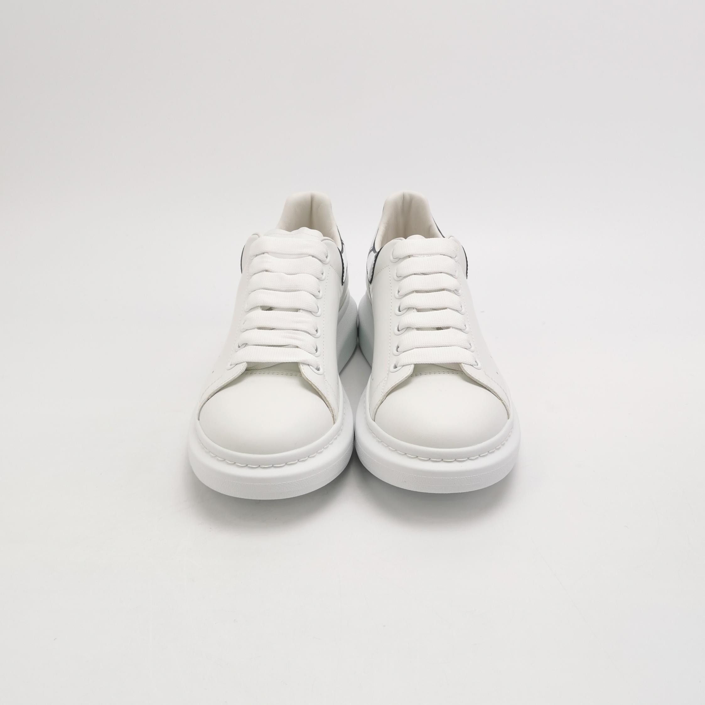 Alexander McQueen Alexander McQueen Graffiti Heel Leather Sneakers 39 Size US 6 / EU 39 - 4 Thumbnail