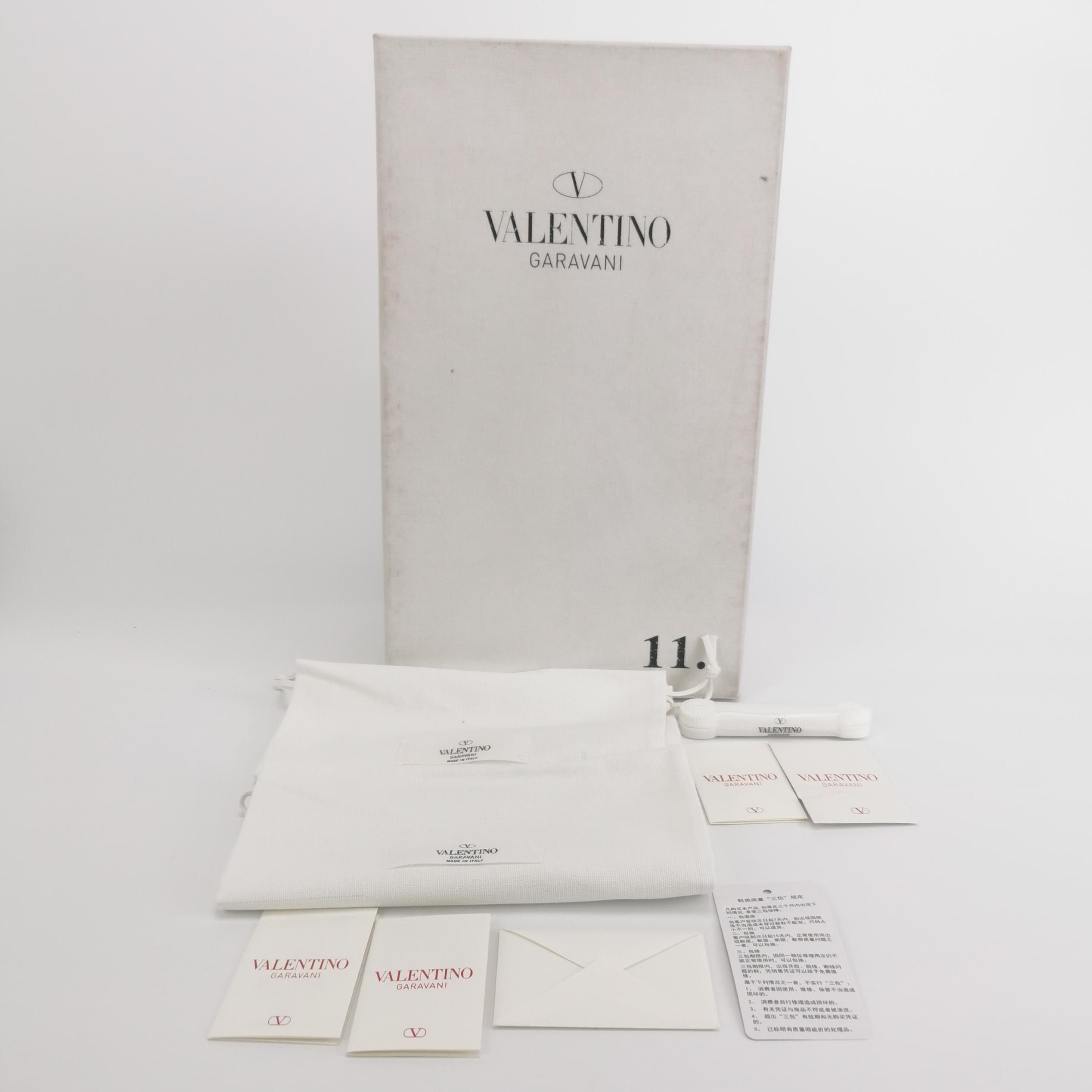 Valentino Valentino Rockstud Untitled Leather Sneakers EU 40.5 Size US 7 / EU 40 - 8 Thumbnail