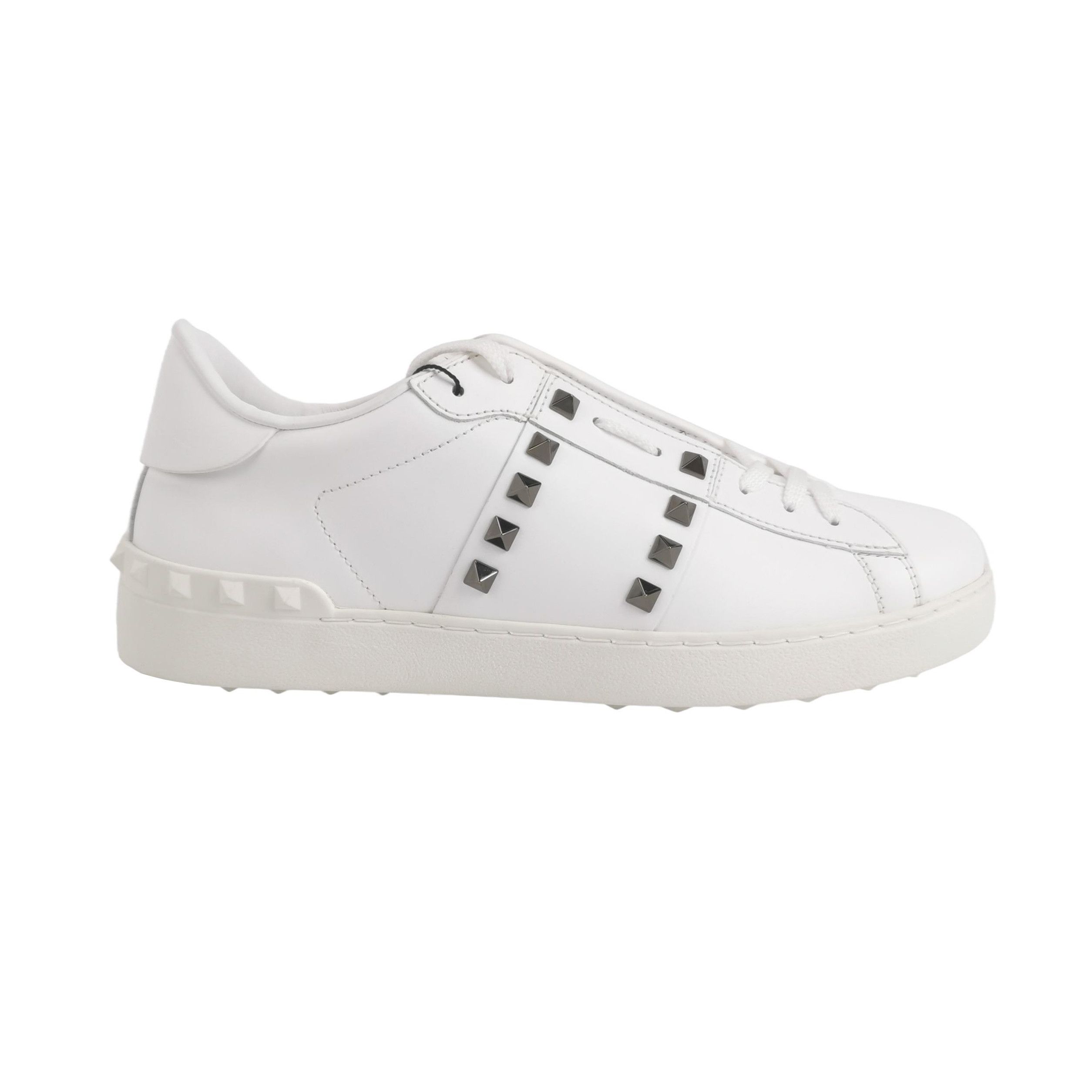 Valentino Valentino Rockstud Untitled Leather Sneakers EU 40.5 Size US 7 / EU 40 - 2 Thumbnail